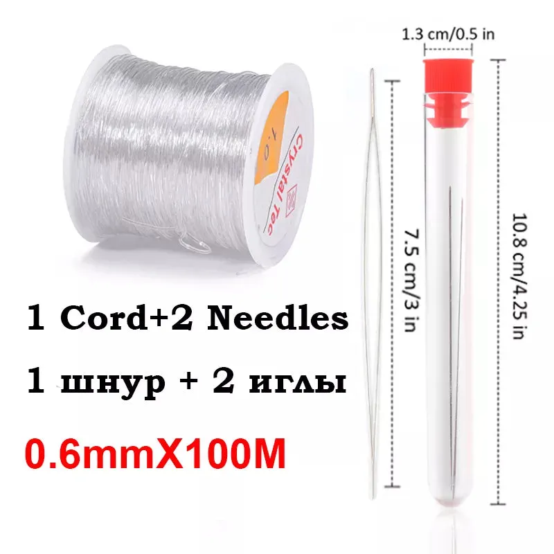 Stretchy Plastic Crystal Cord Line for DIY Jewelry Making Beading Elastic Plastic String Thread