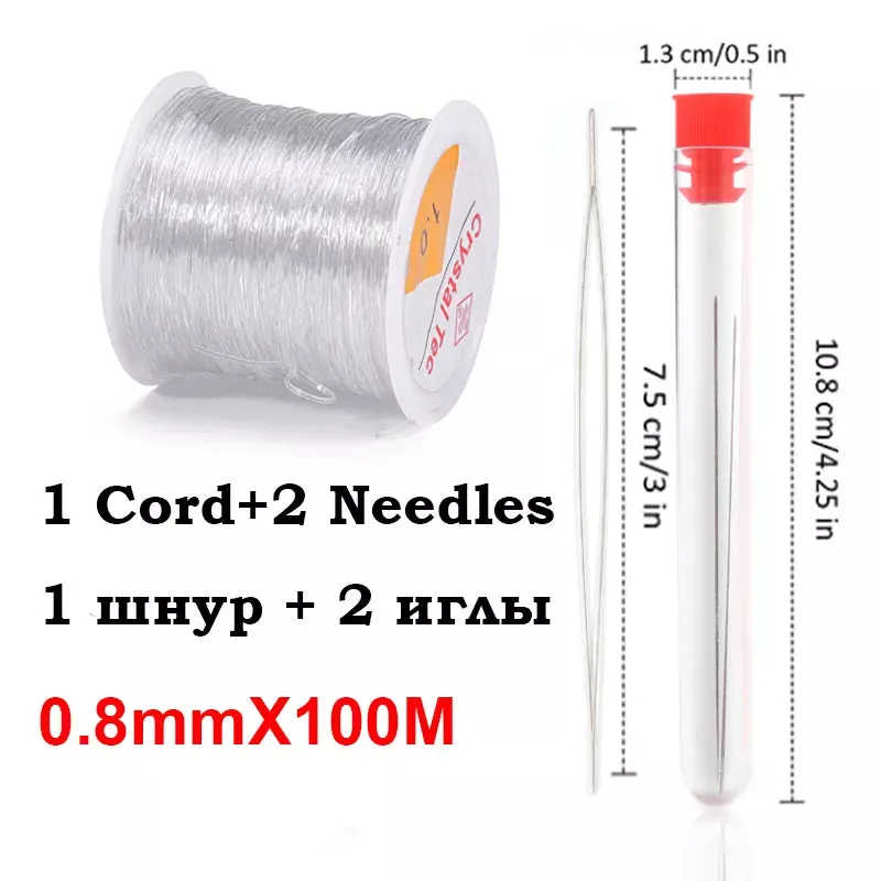 Stretchy Plastic Crystal Cord Line for DIY Jewelry Making Beading Elastic Plastic String Thread