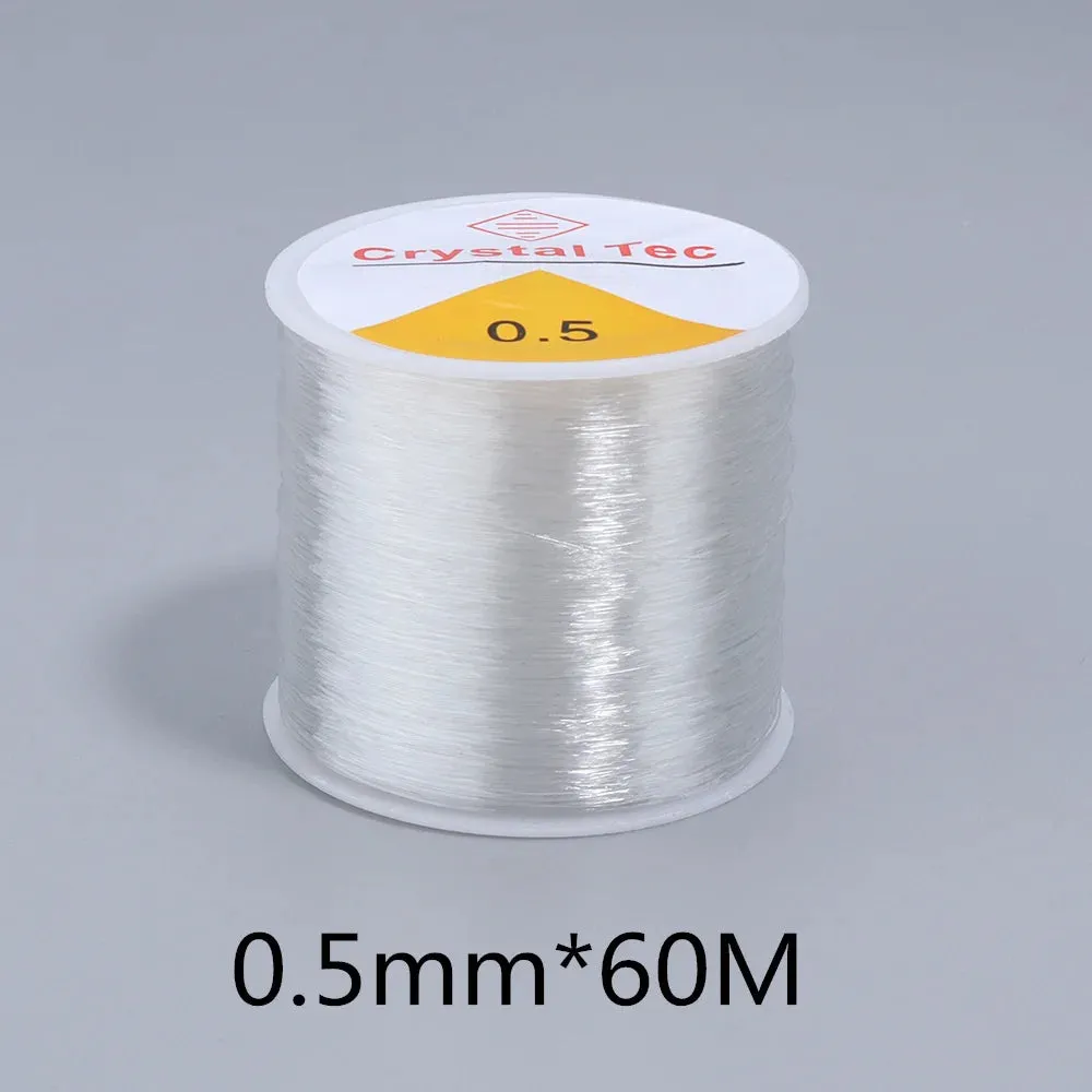 Stretchy Plastic Crystal Cord Line for DIY Jewelry Making Beading Elastic Plastic String Thread