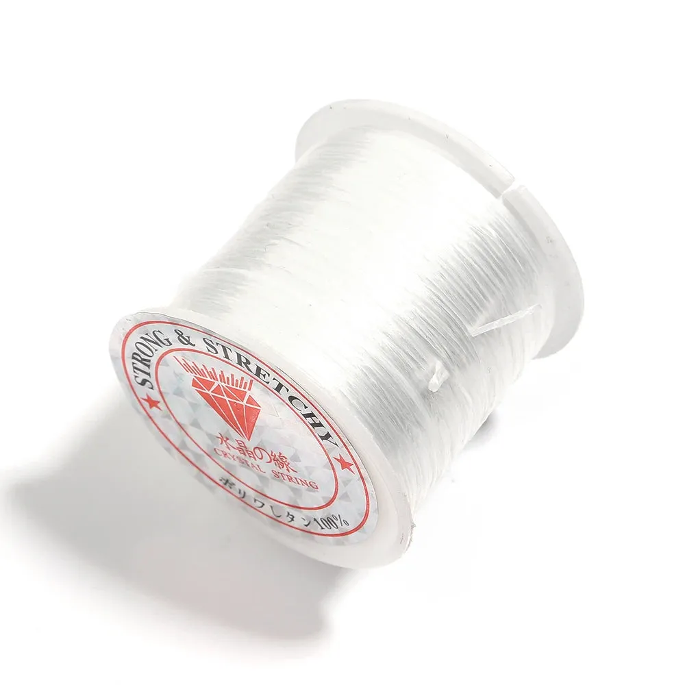 Stretchy Plastic Crystal Cord Line for DIY Jewelry Making Beading Elastic Plastic String Thread