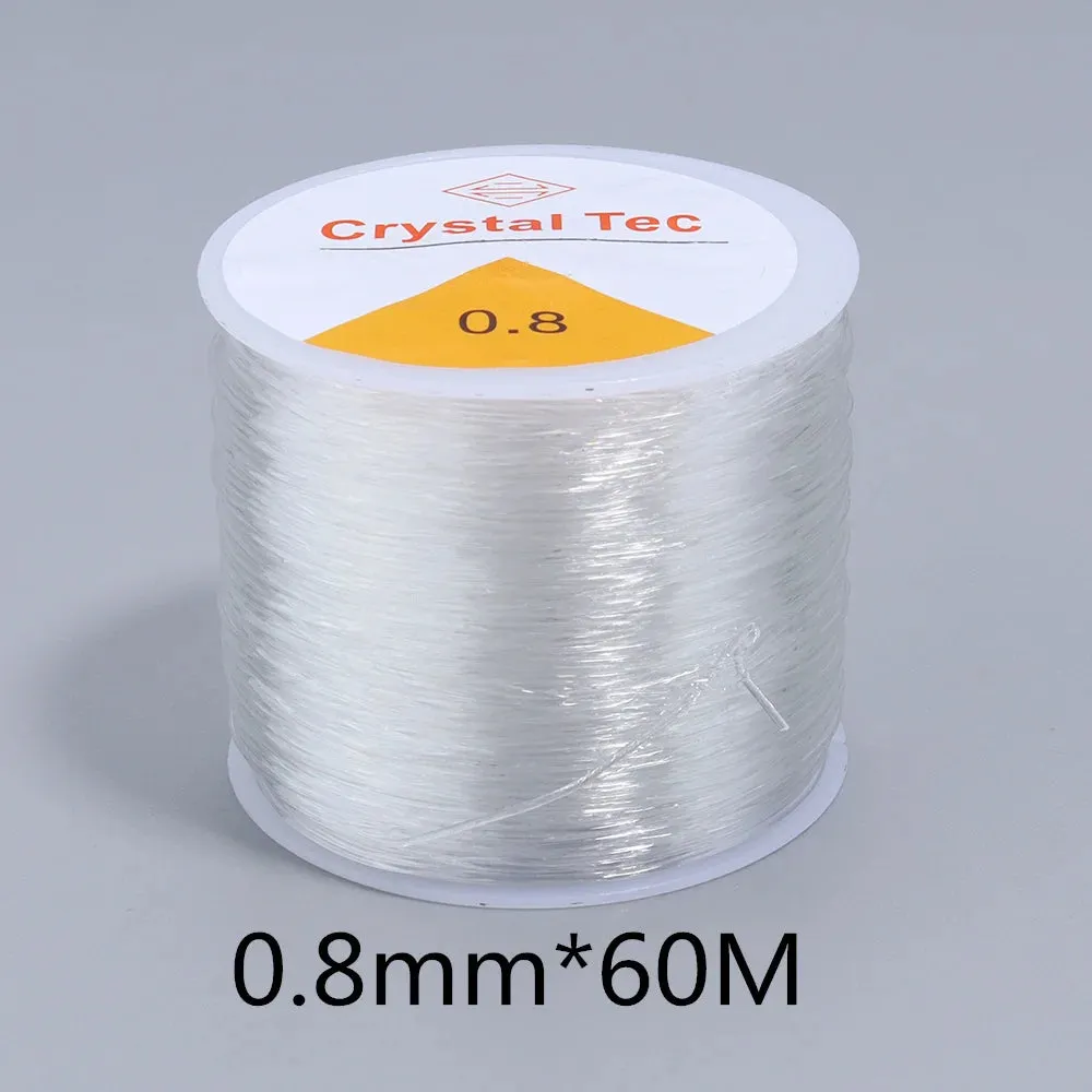 Stretchy Plastic Crystal Cord Line for DIY Jewelry Making Beading Elastic Plastic String Thread