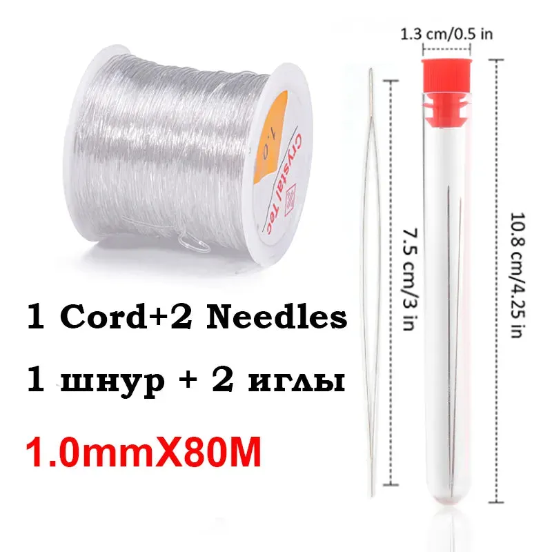 Stretchy Plastic Crystal Cord Line for DIY Jewelry Making Beading Elastic Plastic String Thread