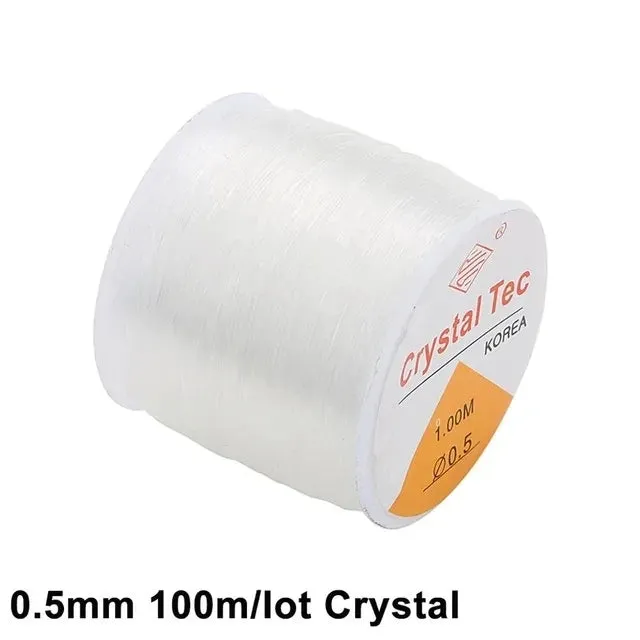 Stretchy Plastic Crystal Cord Line for DIY Jewelry Making Beading Elastic Plastic String Thread