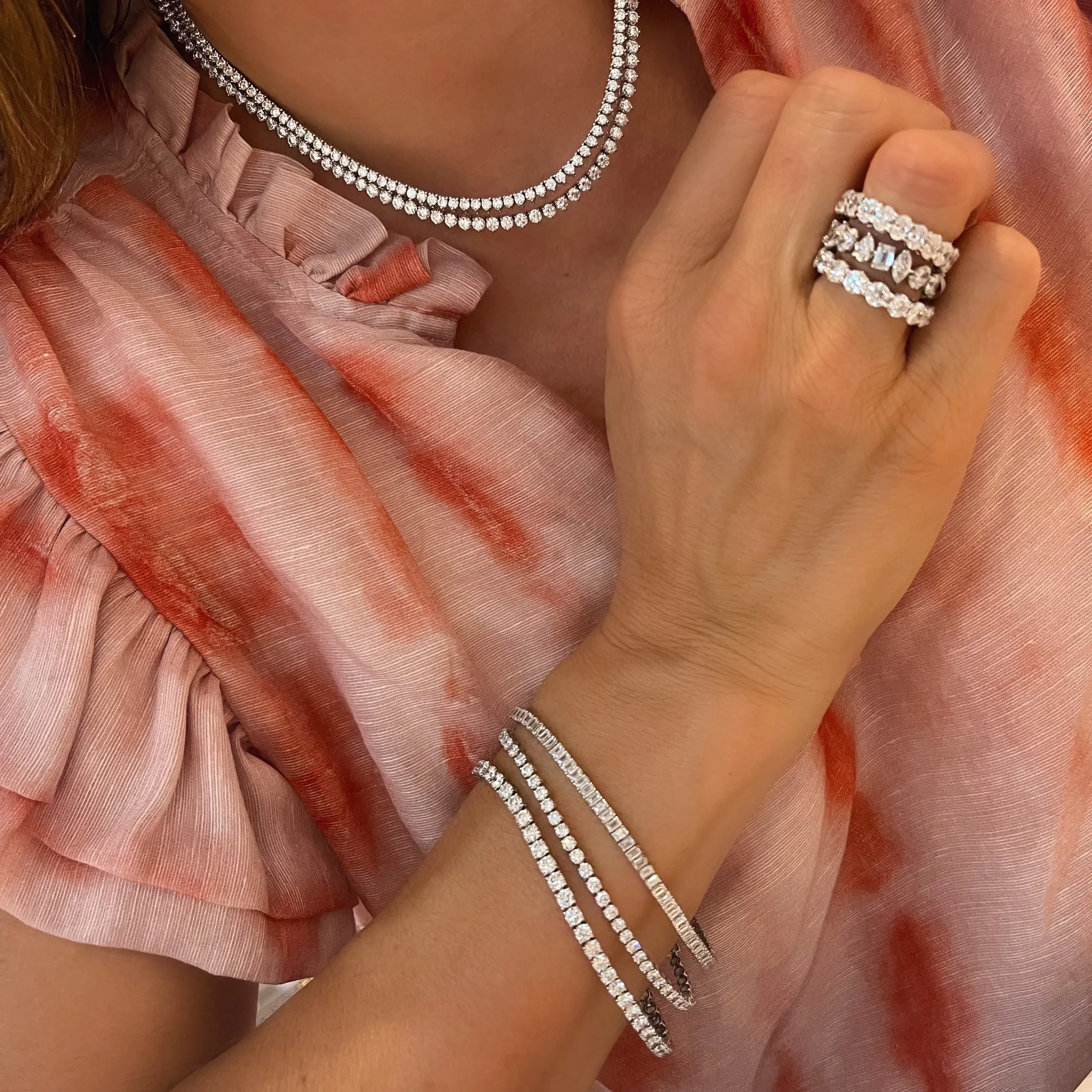 Sustainable Luxe 4 Prong Tennis Bracelet