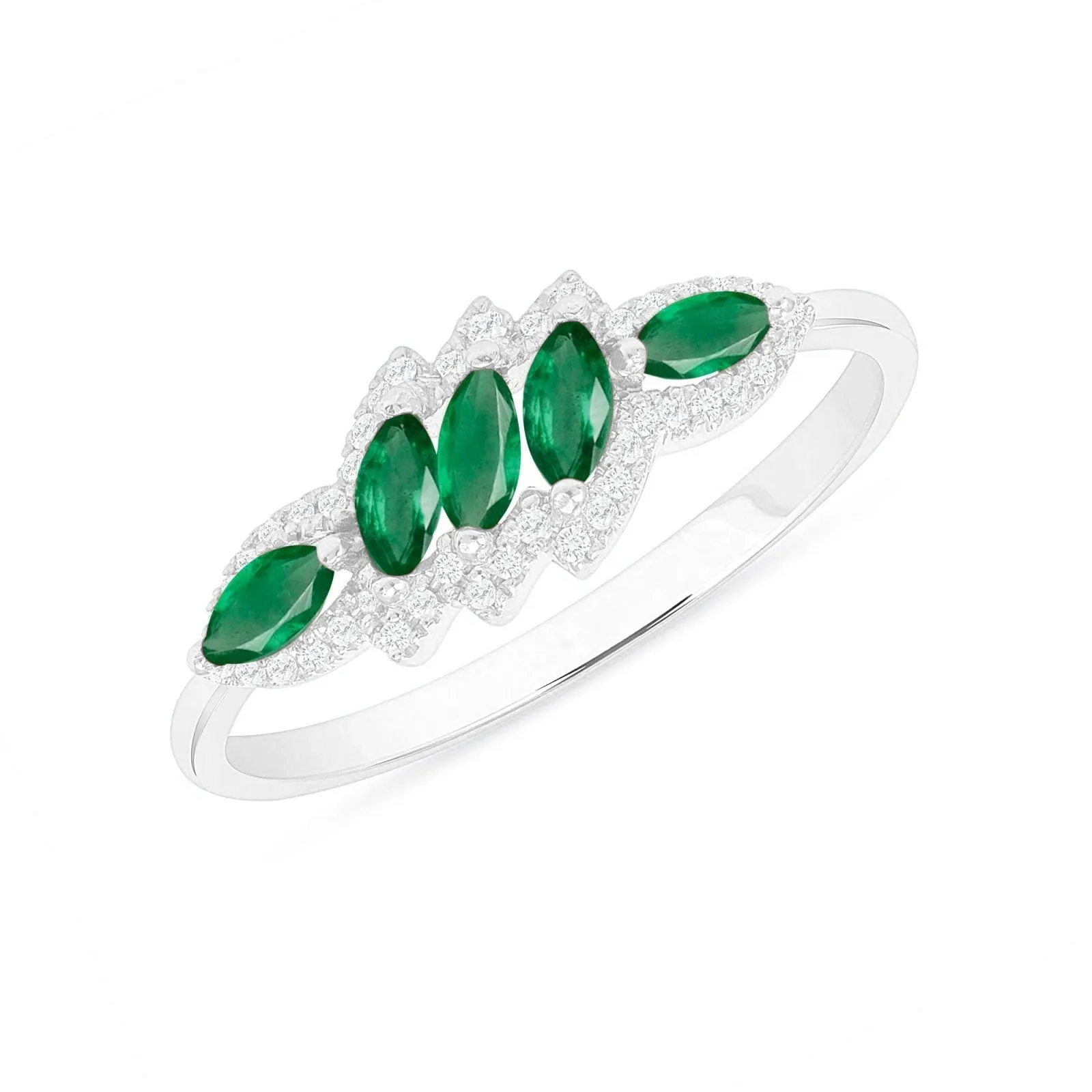 Swoon Emerald Ring