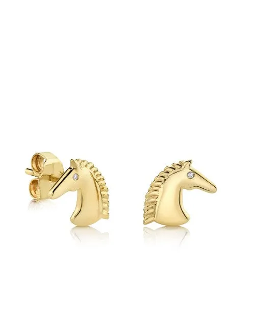 SYDNEY EVAN | Horse Head Stud Earrings