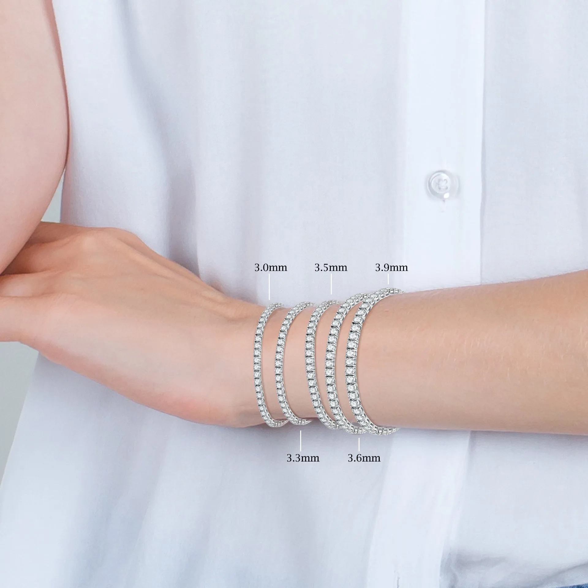 TAKA Jewellery Lab Grown Diamond Bracelet 10K