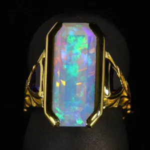 Tantalizing Opal Ring Designed By Christopher Michael 7.13 Carat
