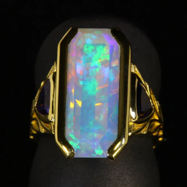 Tantalizing Opal Ring Designed By Christopher Michael 7.13 Carat