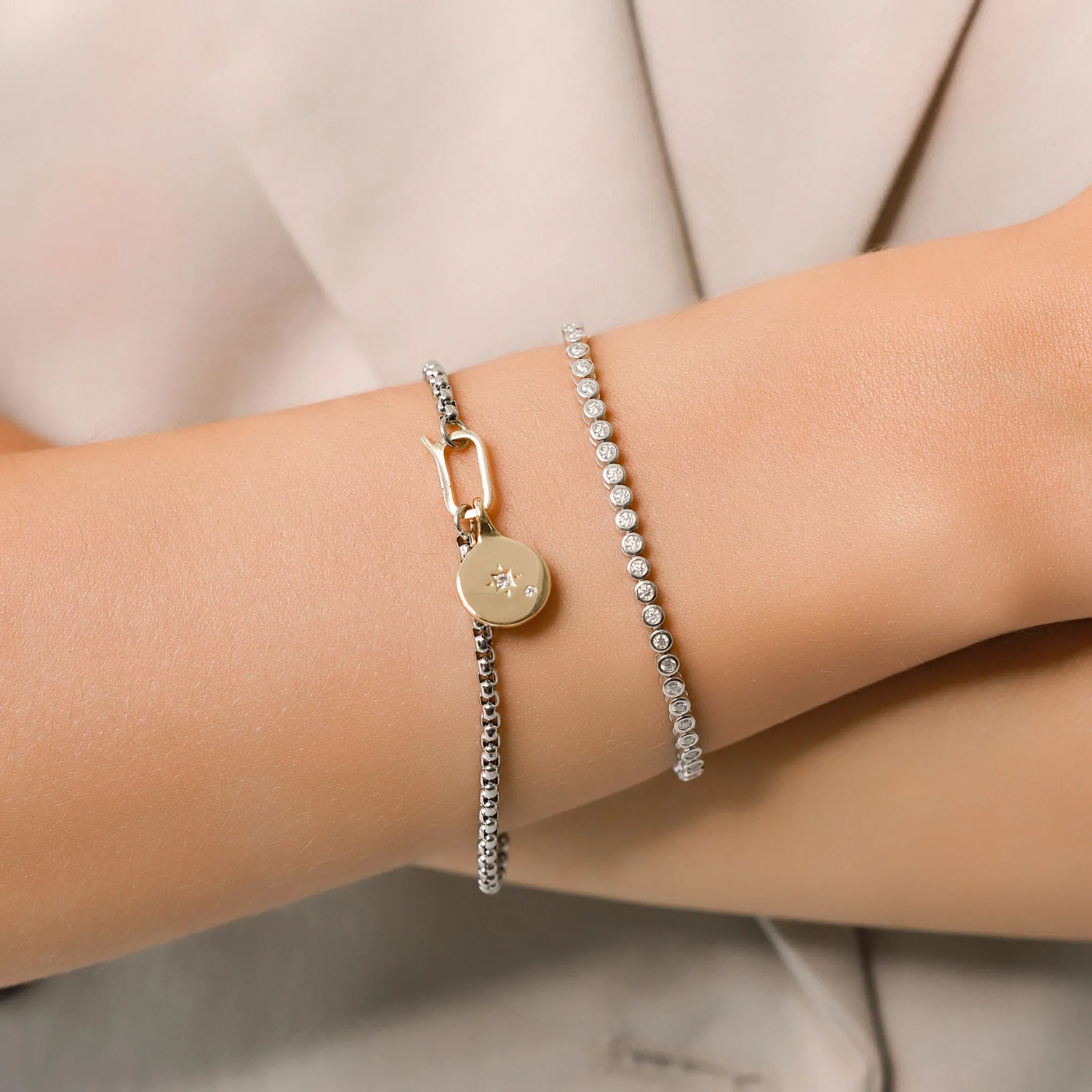 TENNIS AND THE BOX BRACELET SET