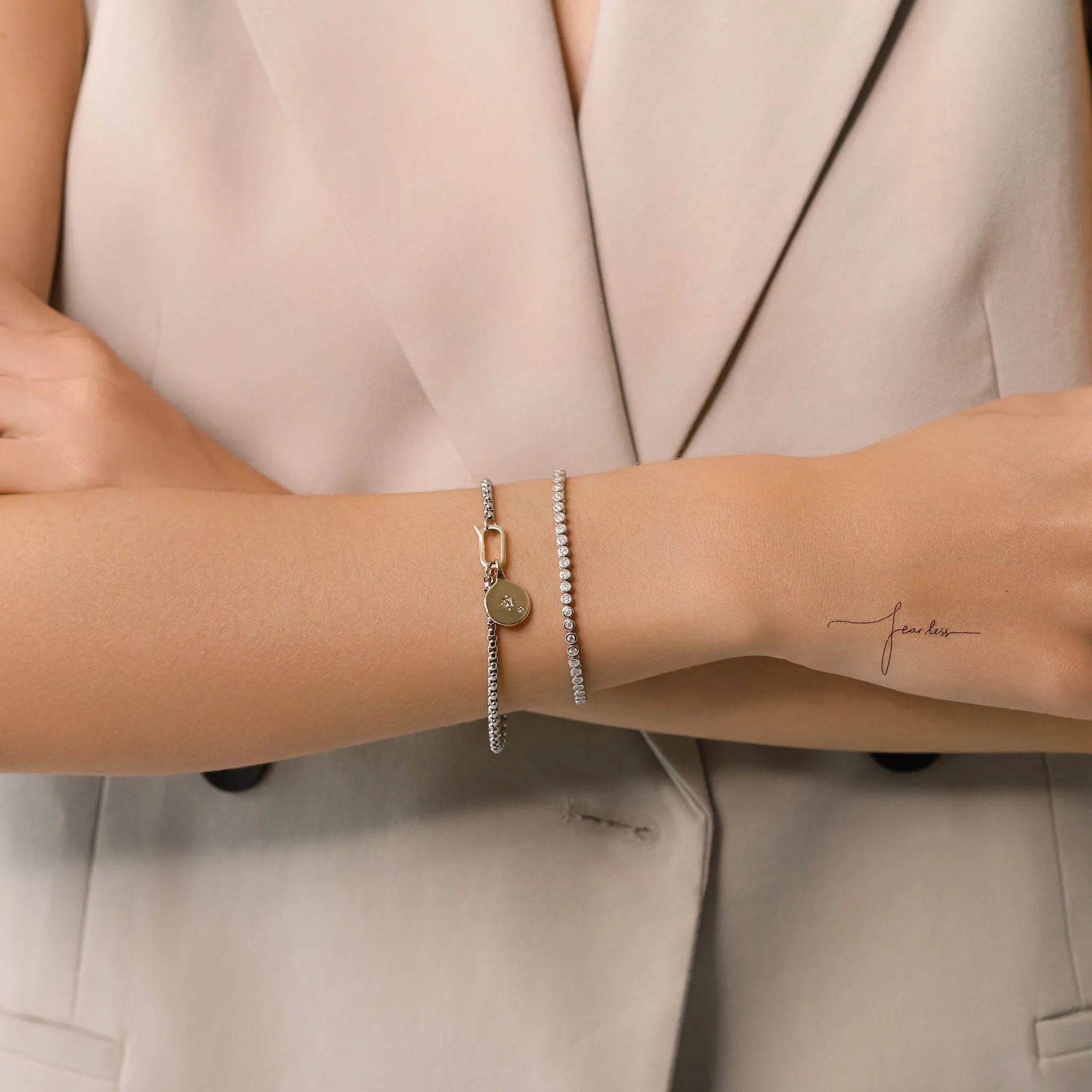 TENNIS AND THE BOX BRACELET SET