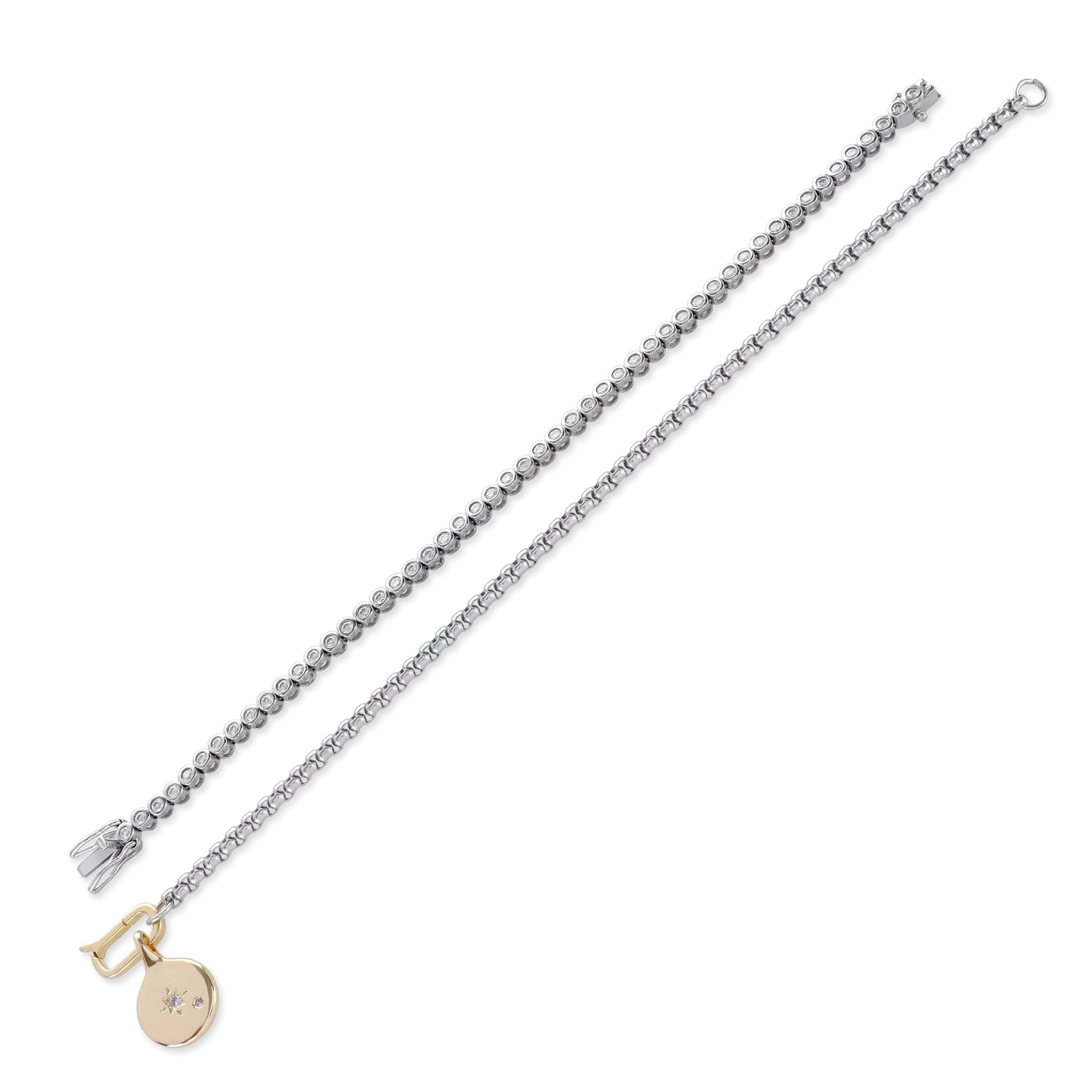 TENNIS AND THE BOX BRACELET SET