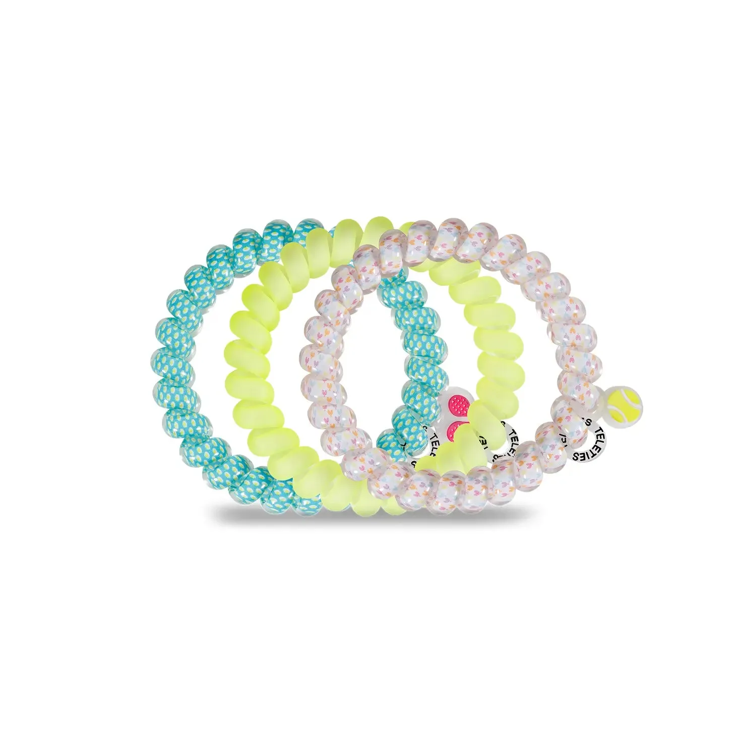 Tennis Teleties Large 3-Pack Hair Ties