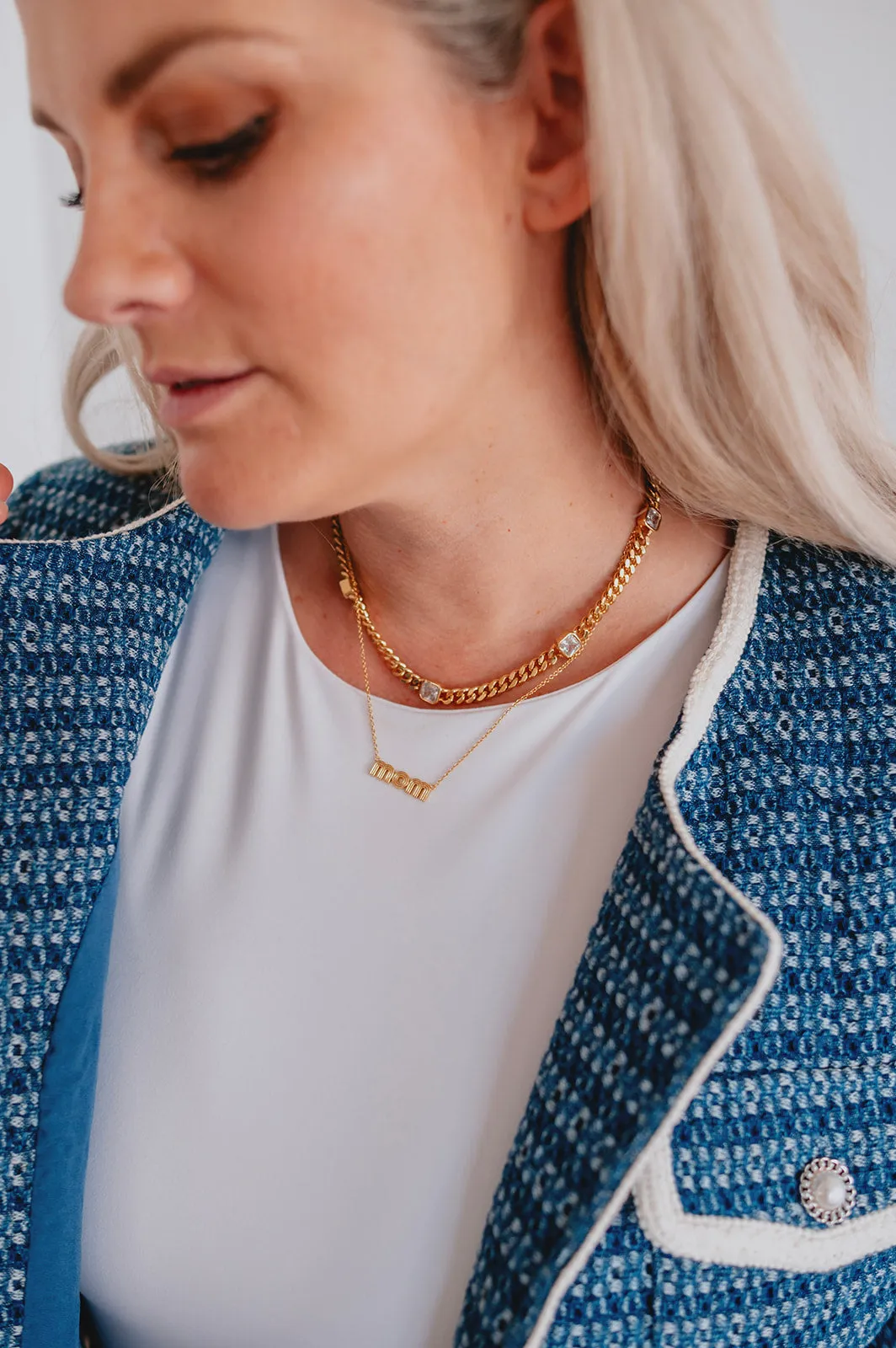 The Juliette Square Chain Necklace