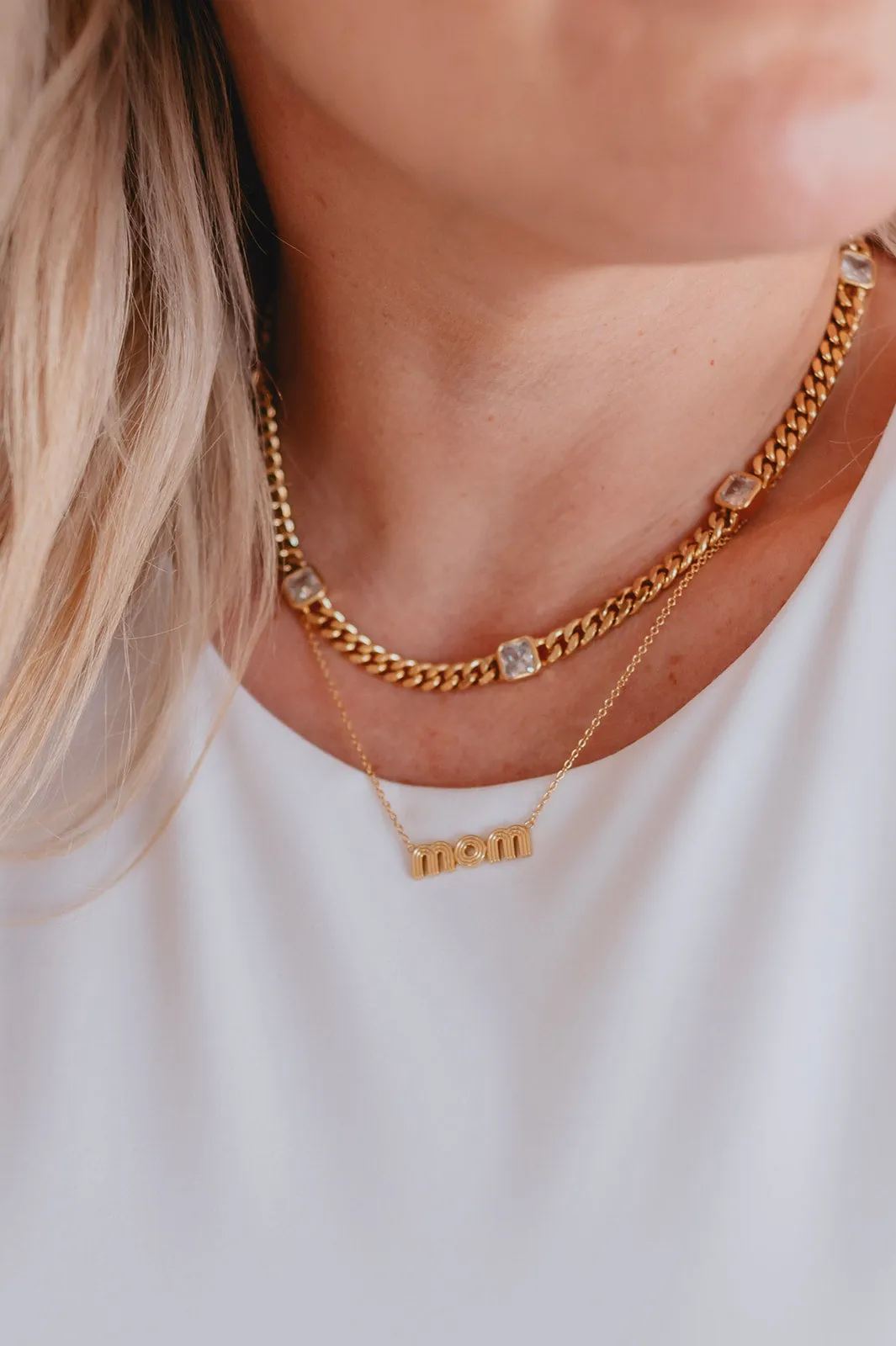 The Juliette Square Chain Necklace