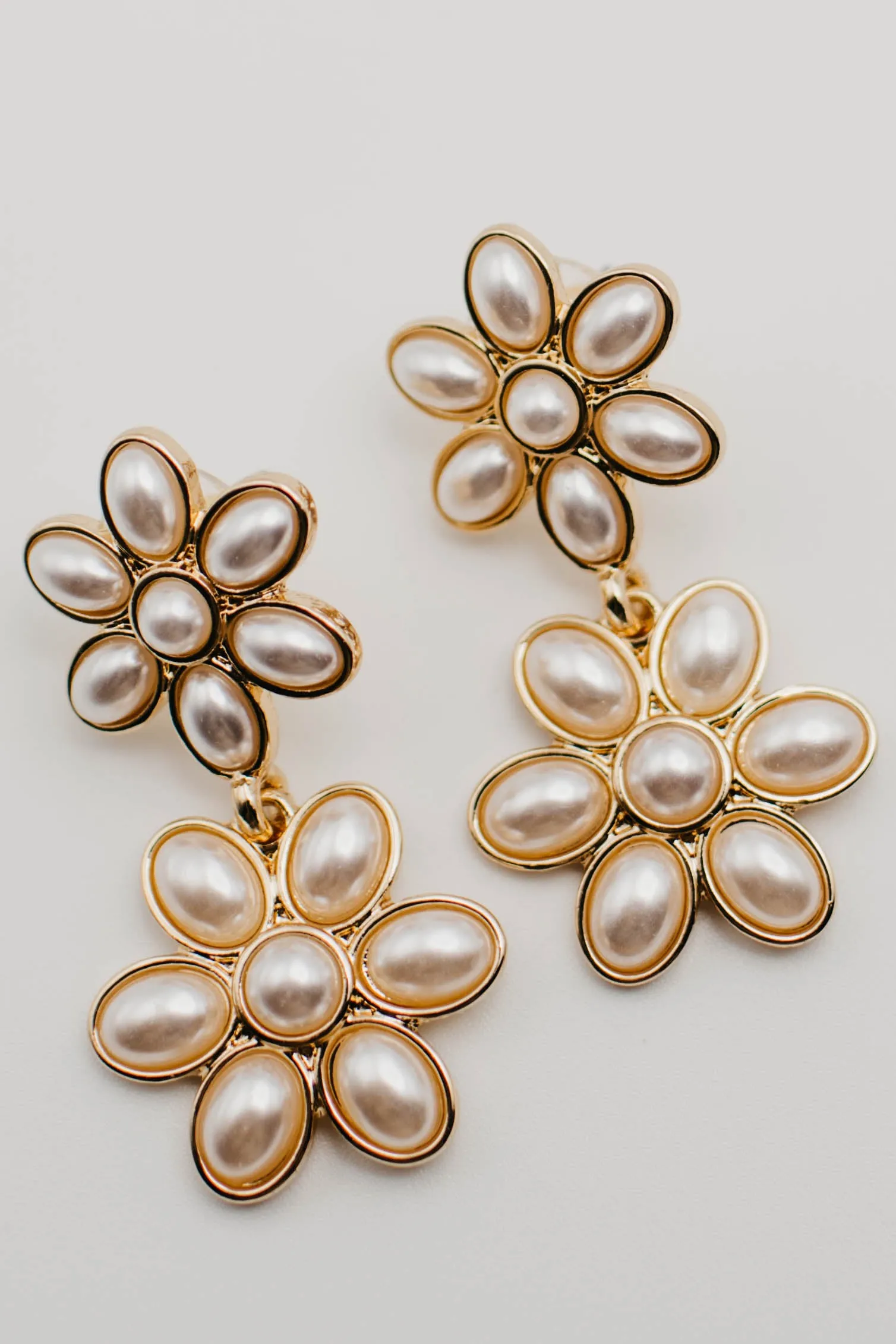 The Liam Pearl Flower Earring