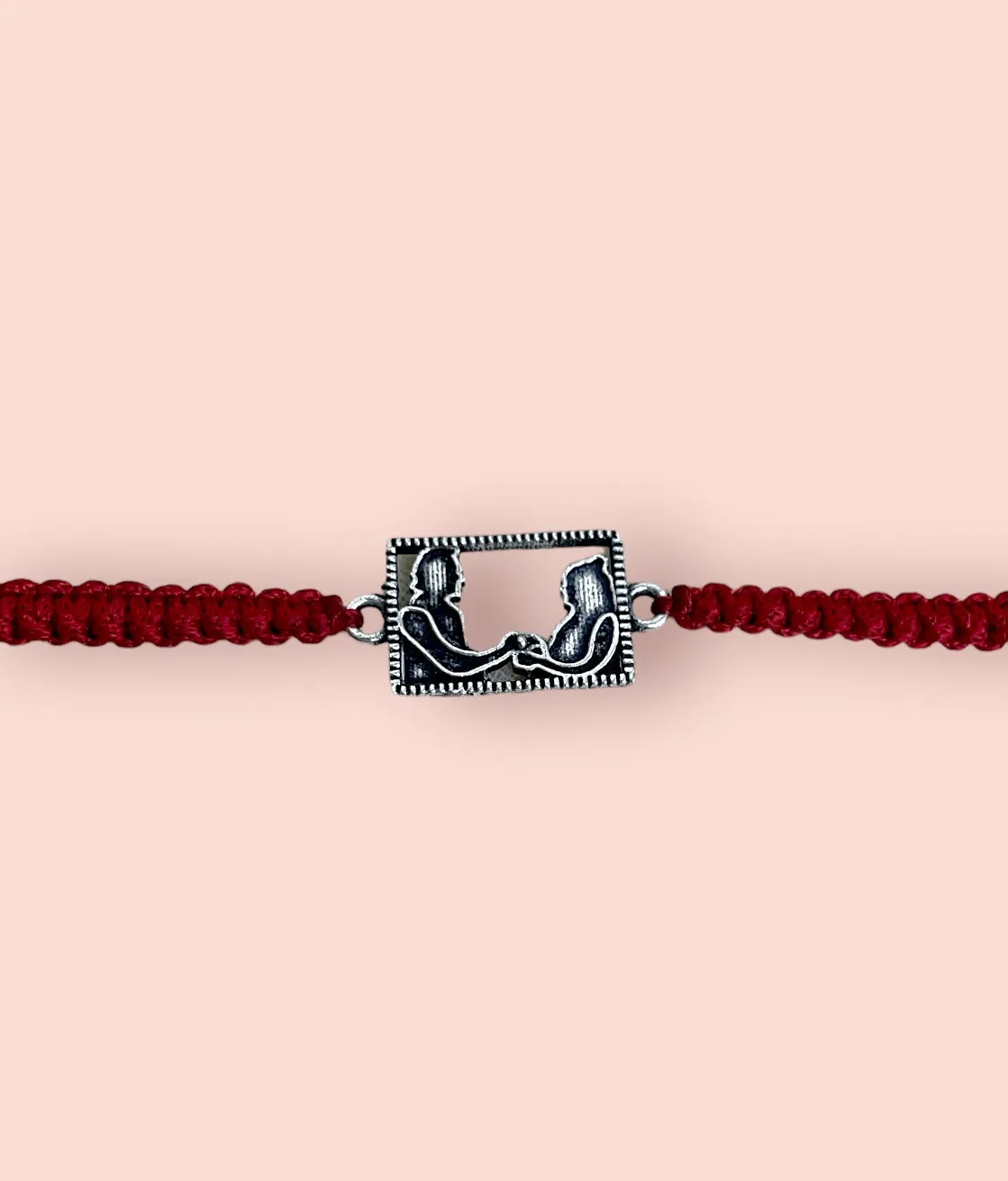 The Neeti Silver Rakhi (Yellow)