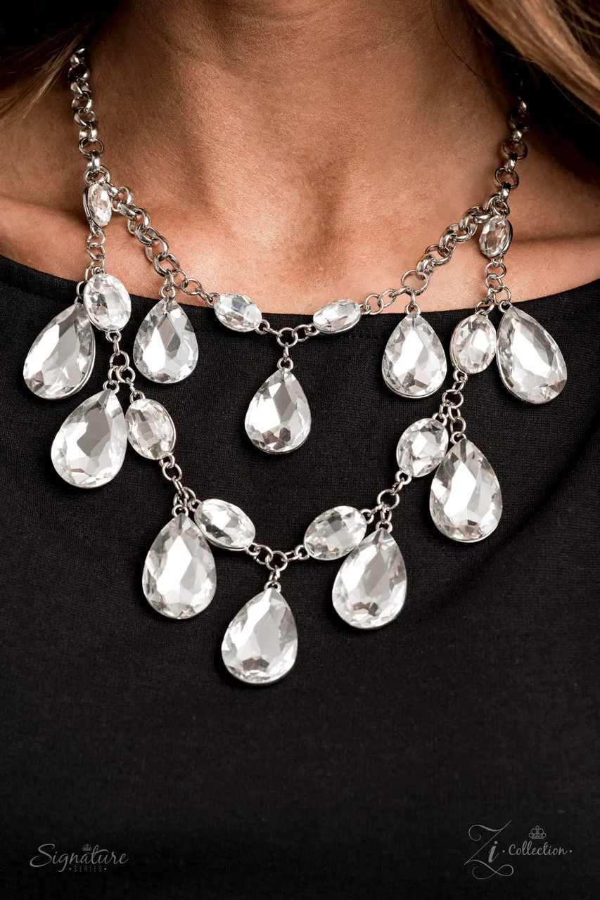The Sarah 2020 Zi Collection White Paparazzi Necklace