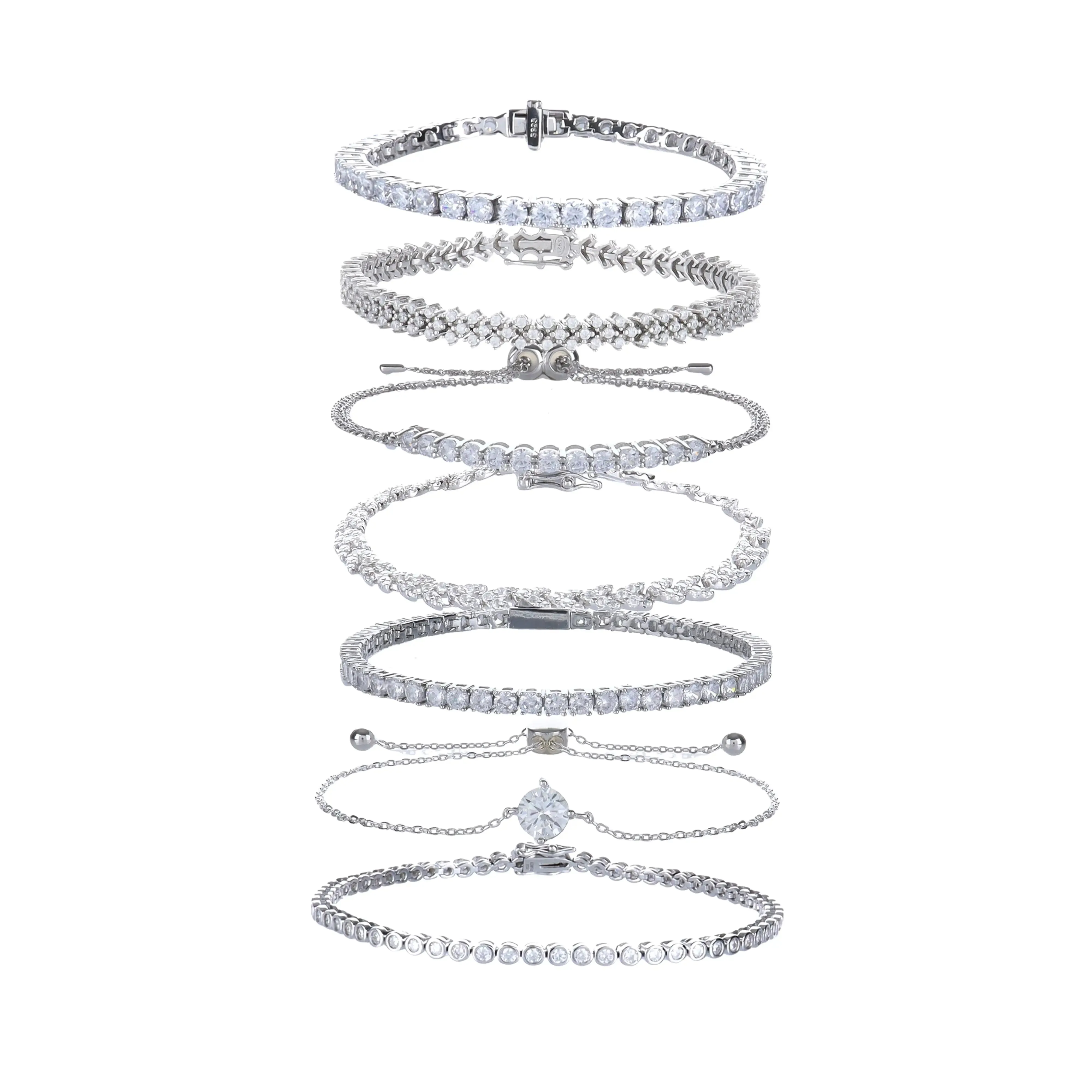 THE SUPERNOVA TENNIS BRACELET STACK