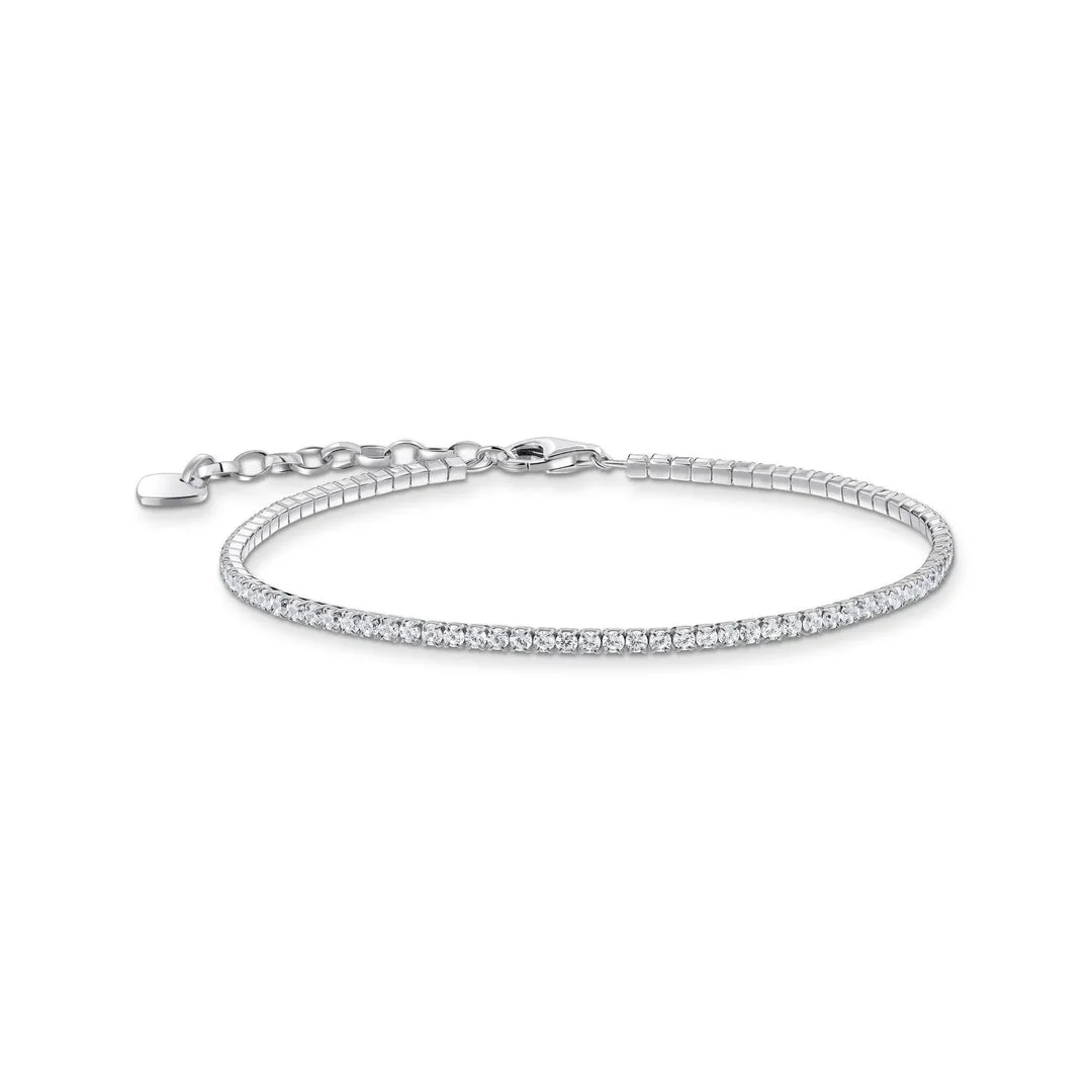 Thomas Sabo Bracelet With Small, White Zirconia Stones