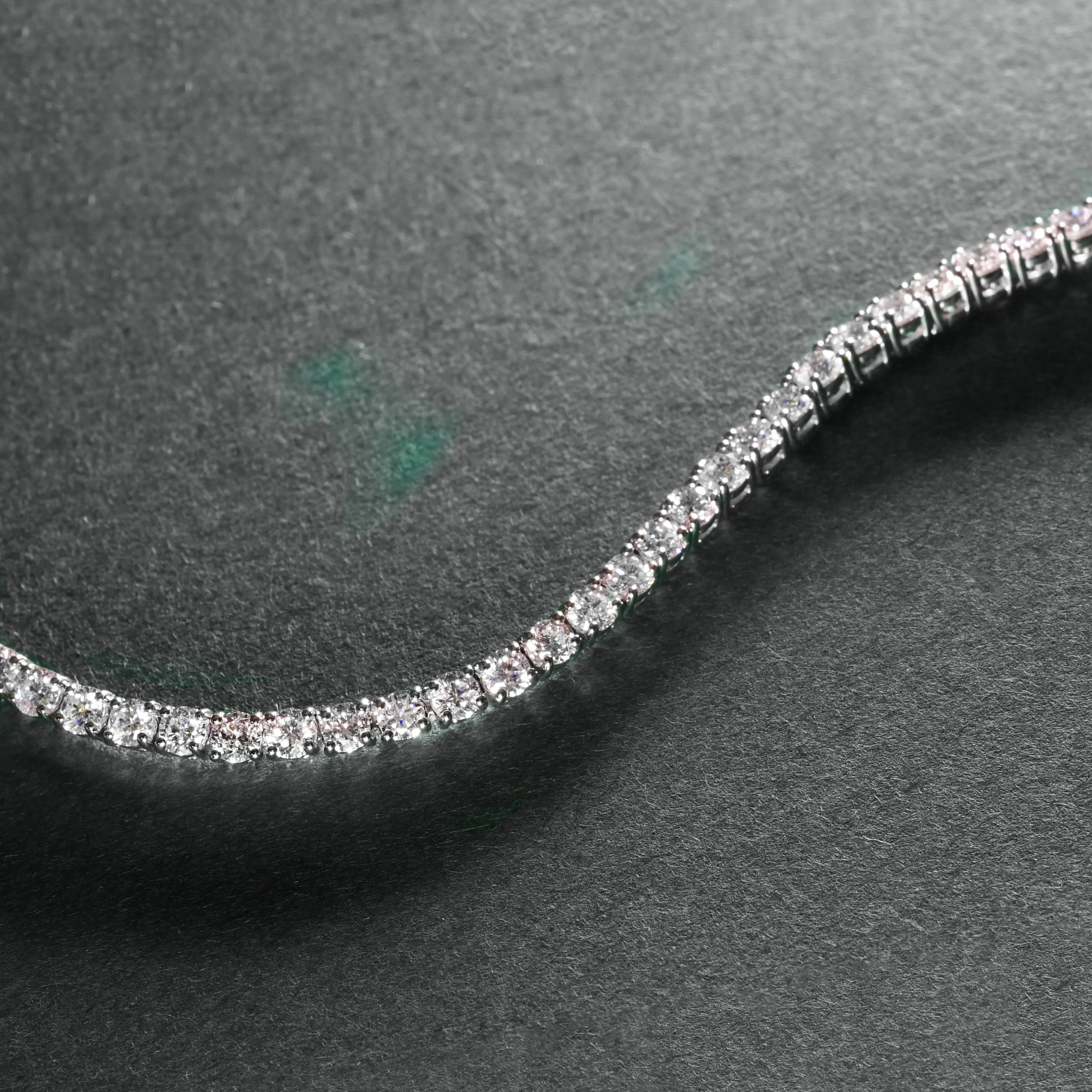 Three Carat Diamond Line Bracelet