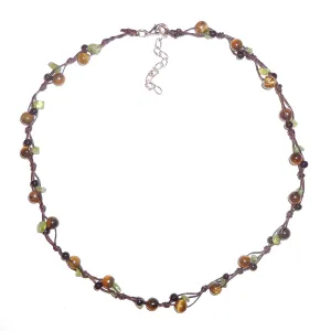 Tiger Eye Bead Necklace