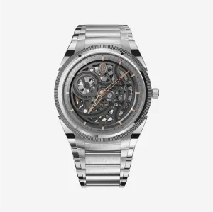 Tonda PF Skeleton Steel & Platinum