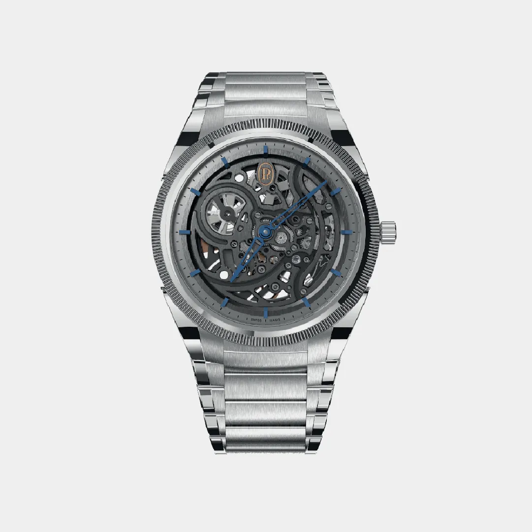 Tonda PF Skeleton Steel Platinum Graphite Blue x PRJKT8