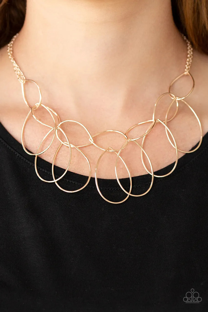 Top-TEAR Fashion Rose Gold Paparazzi Necklace