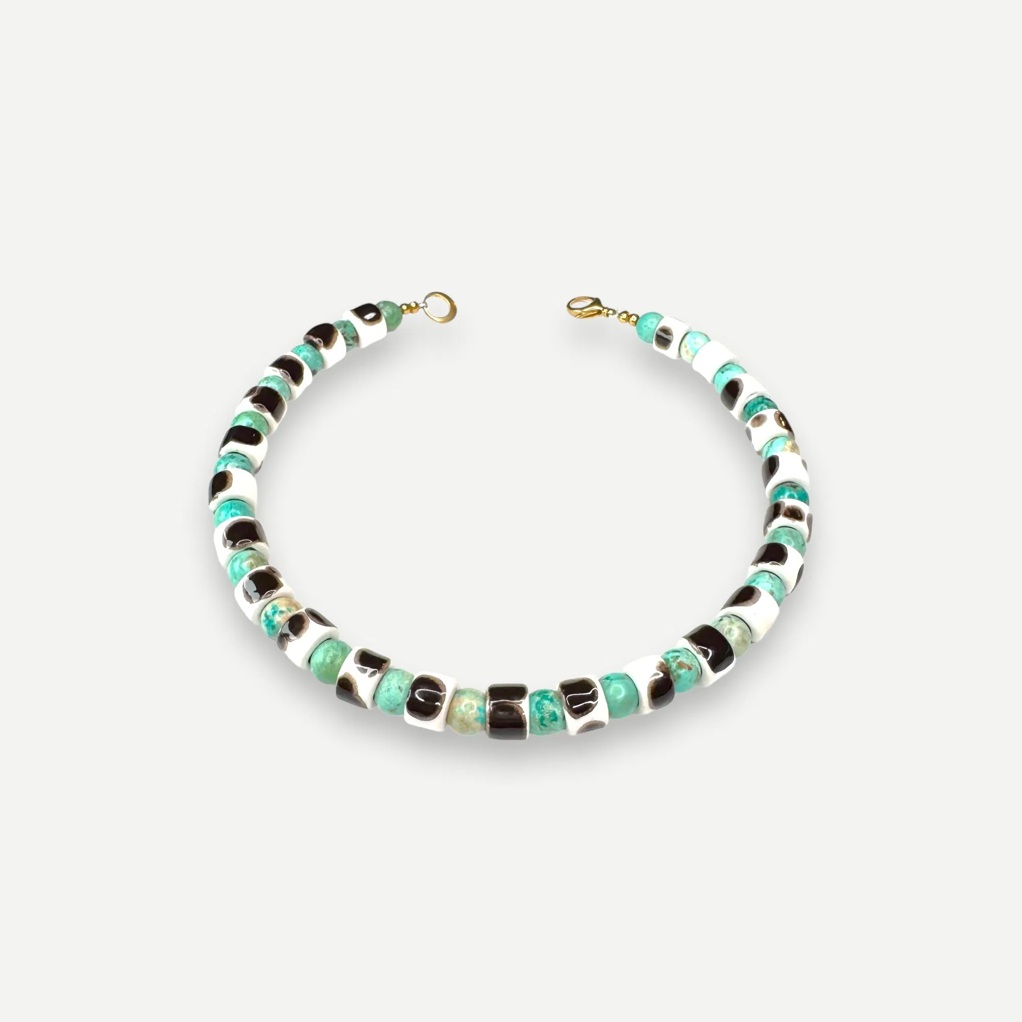 TORT & TURQ SUNDRY.  BEAD ONEL.