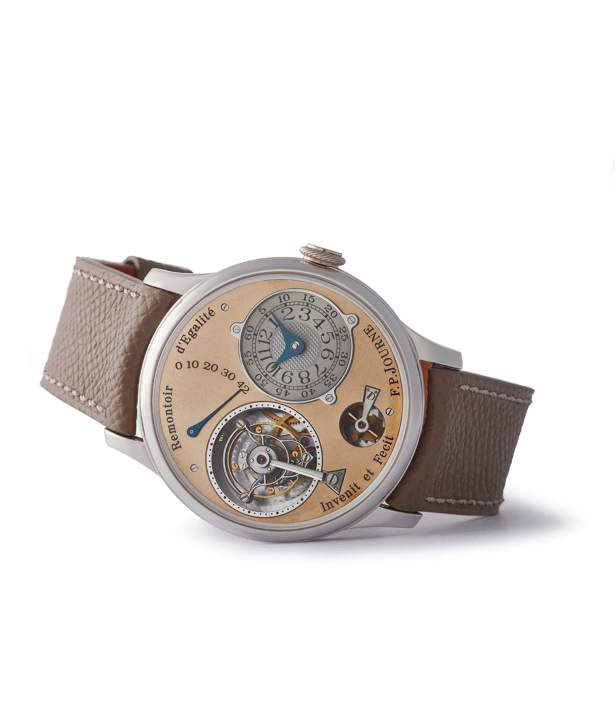 Tourbillon | Brass Movement | 38mm | Platinum