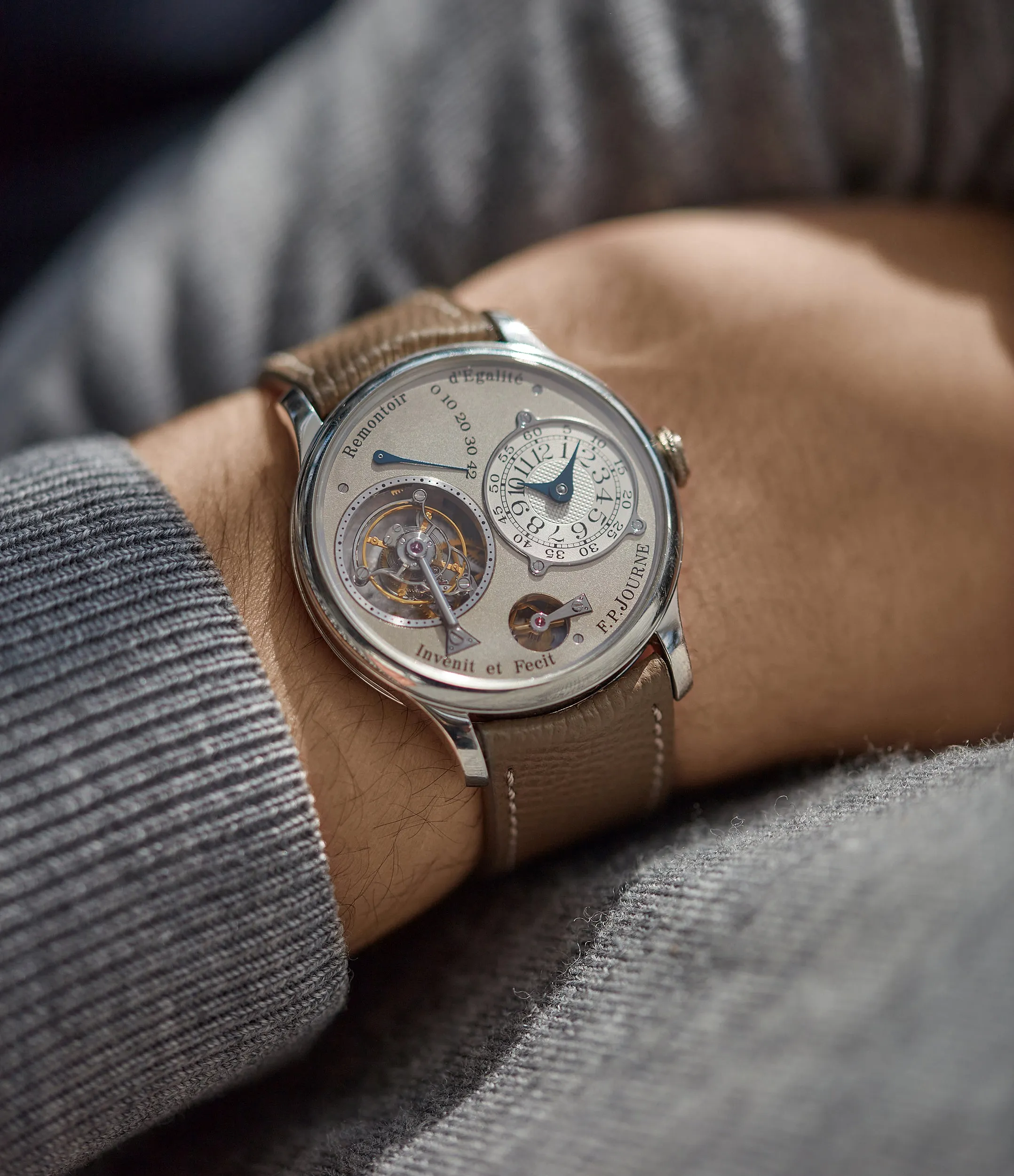 Tourbillon | Brass Movement | 38mm | Platinum