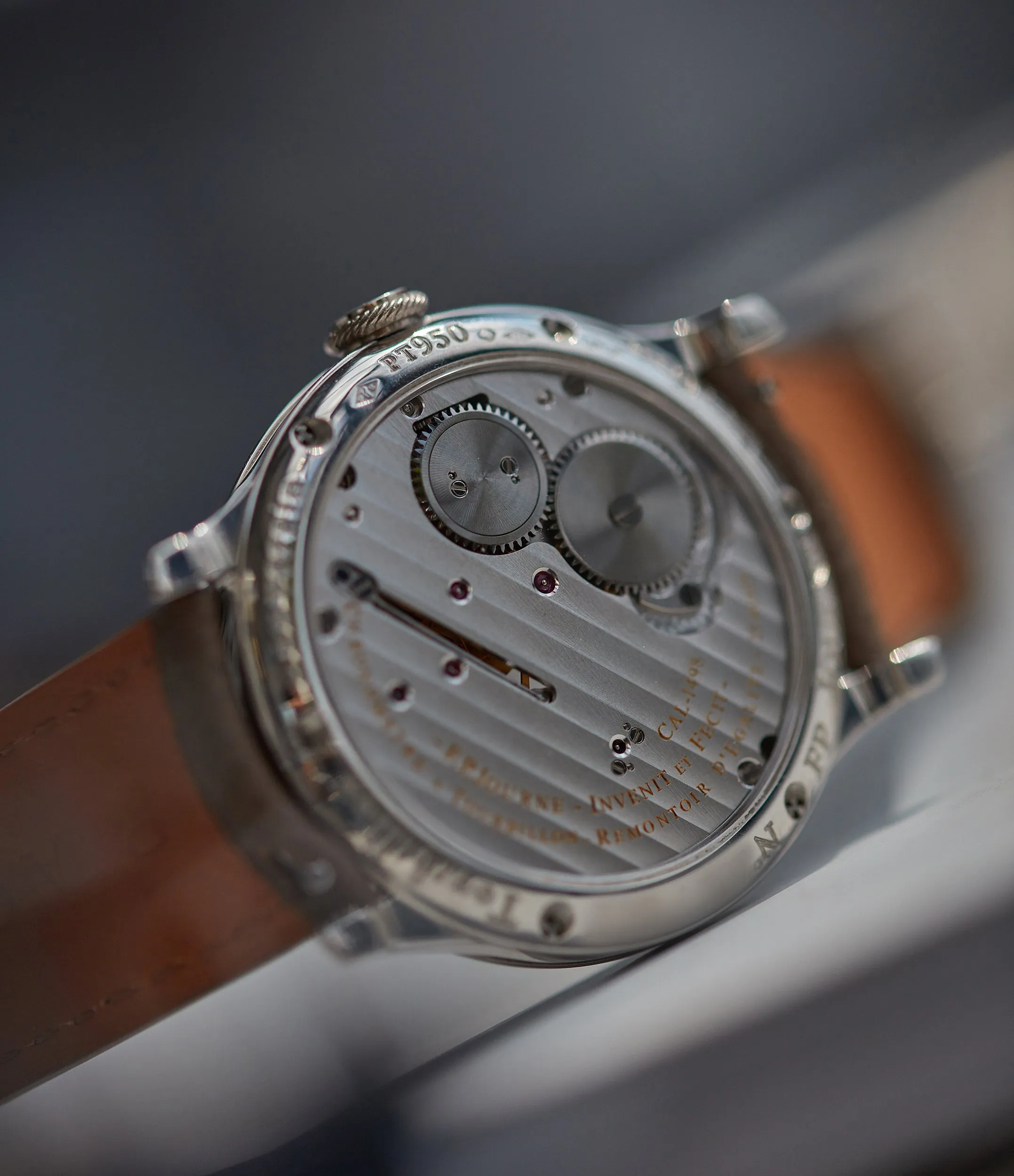 Tourbillon | Brass Movement | 38mm | Platinum