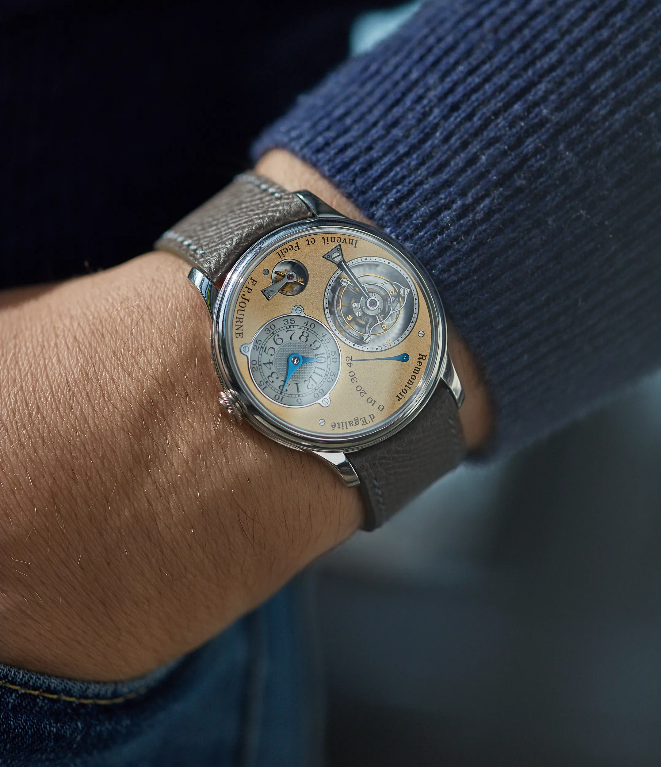 Tourbillon | Brass Movement | 38mm | Platinum