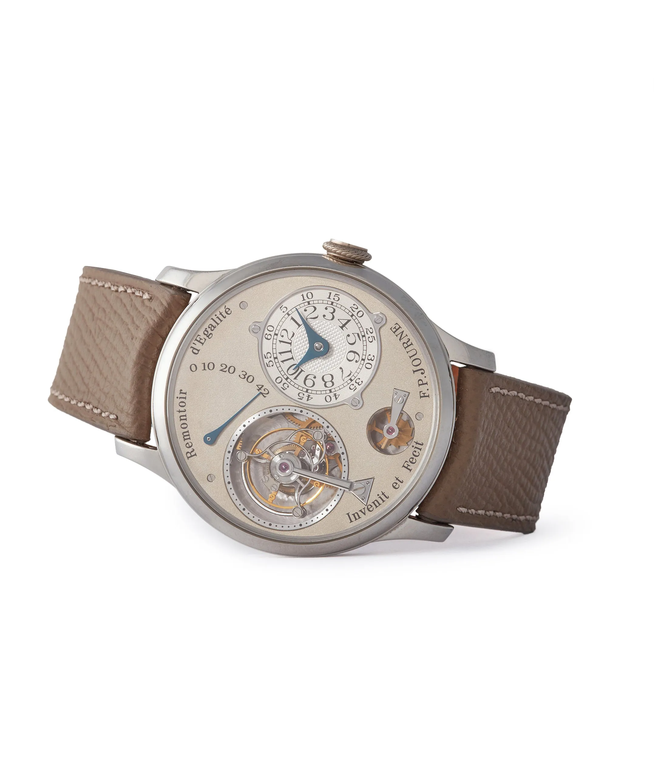 Tourbillon | Brass Movement | 38mm | Platinum