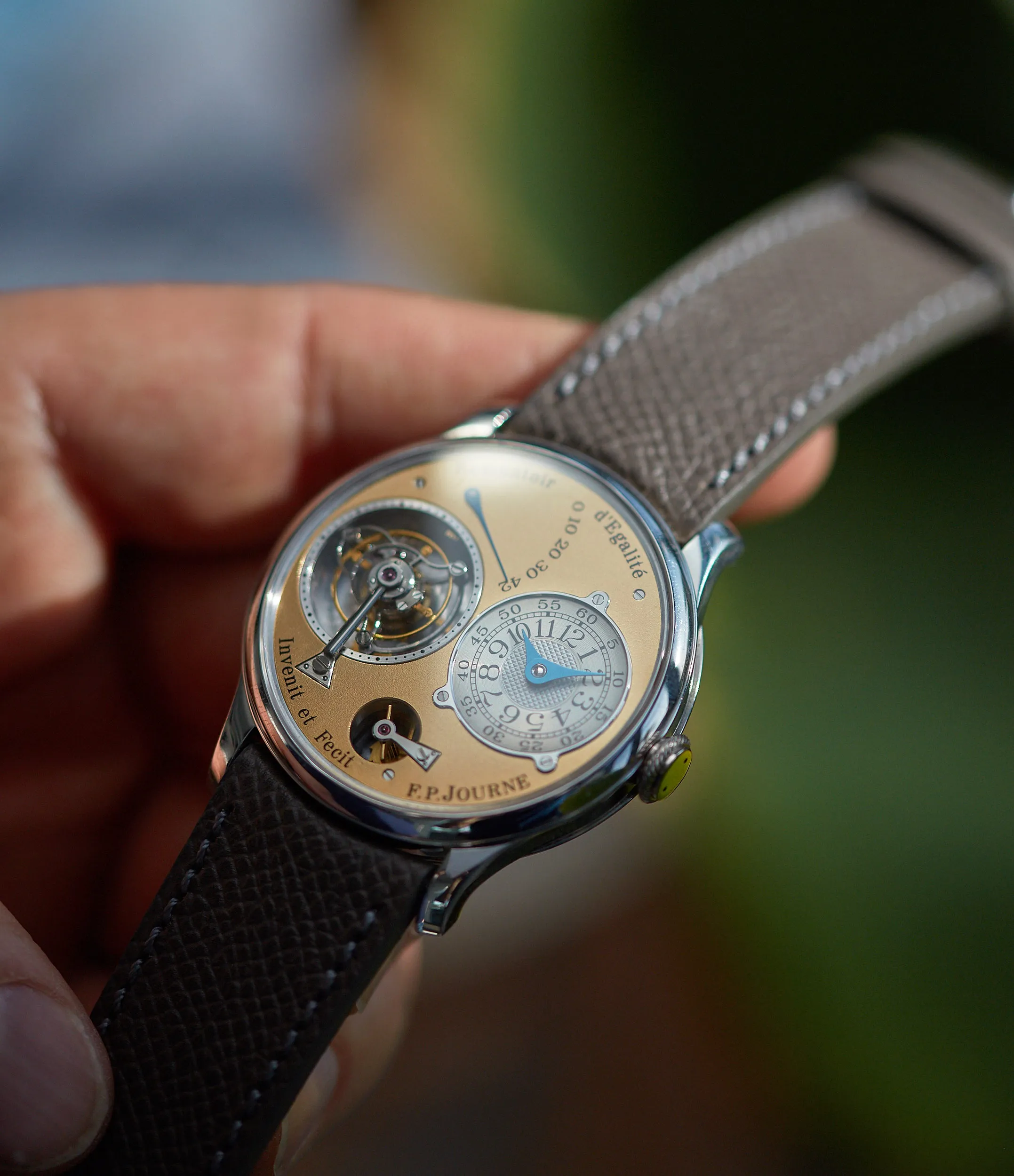 Tourbillon | Brass Movement | 38mm | Platinum