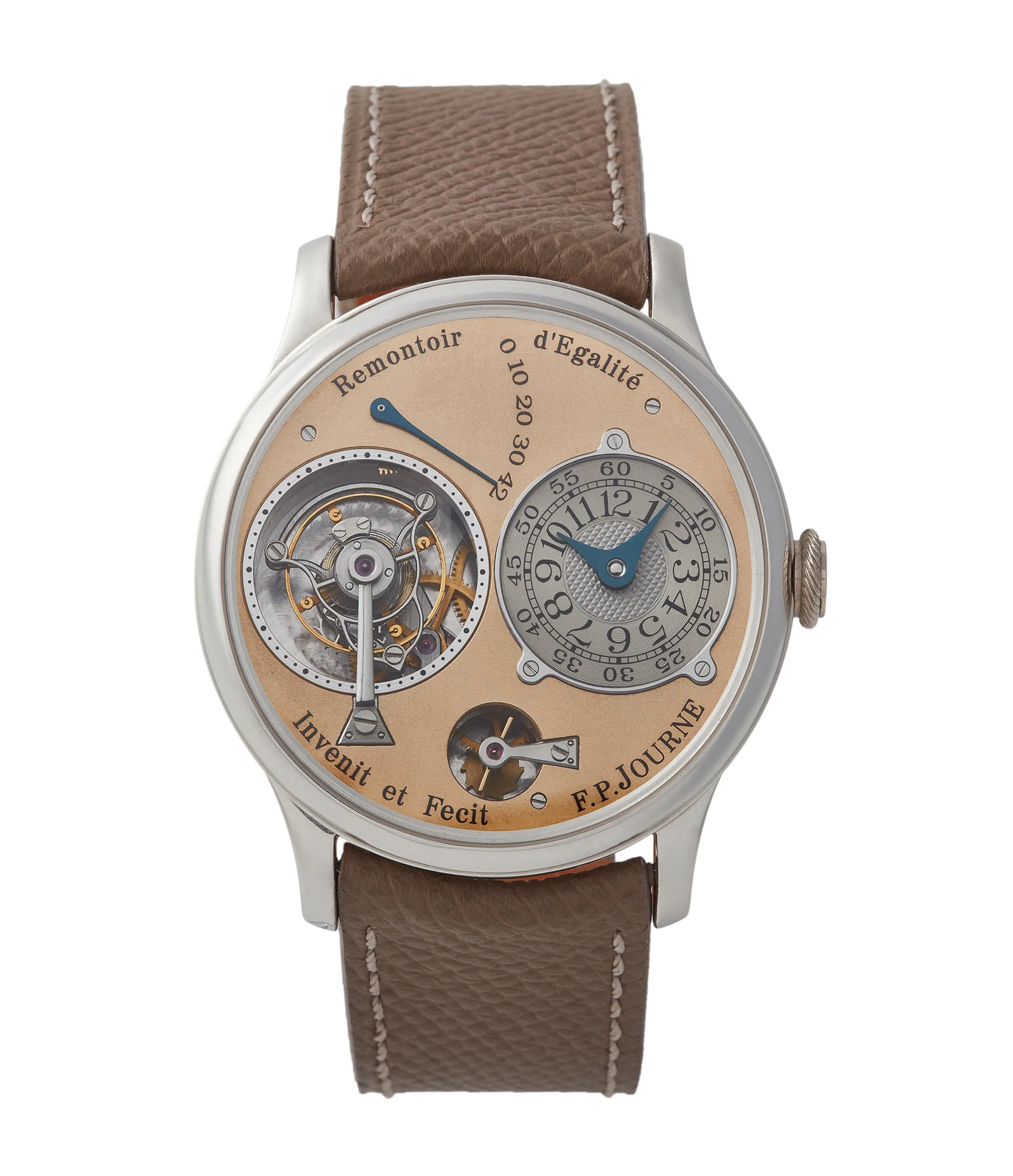 Tourbillon | Brass Movement | 38mm | Platinum