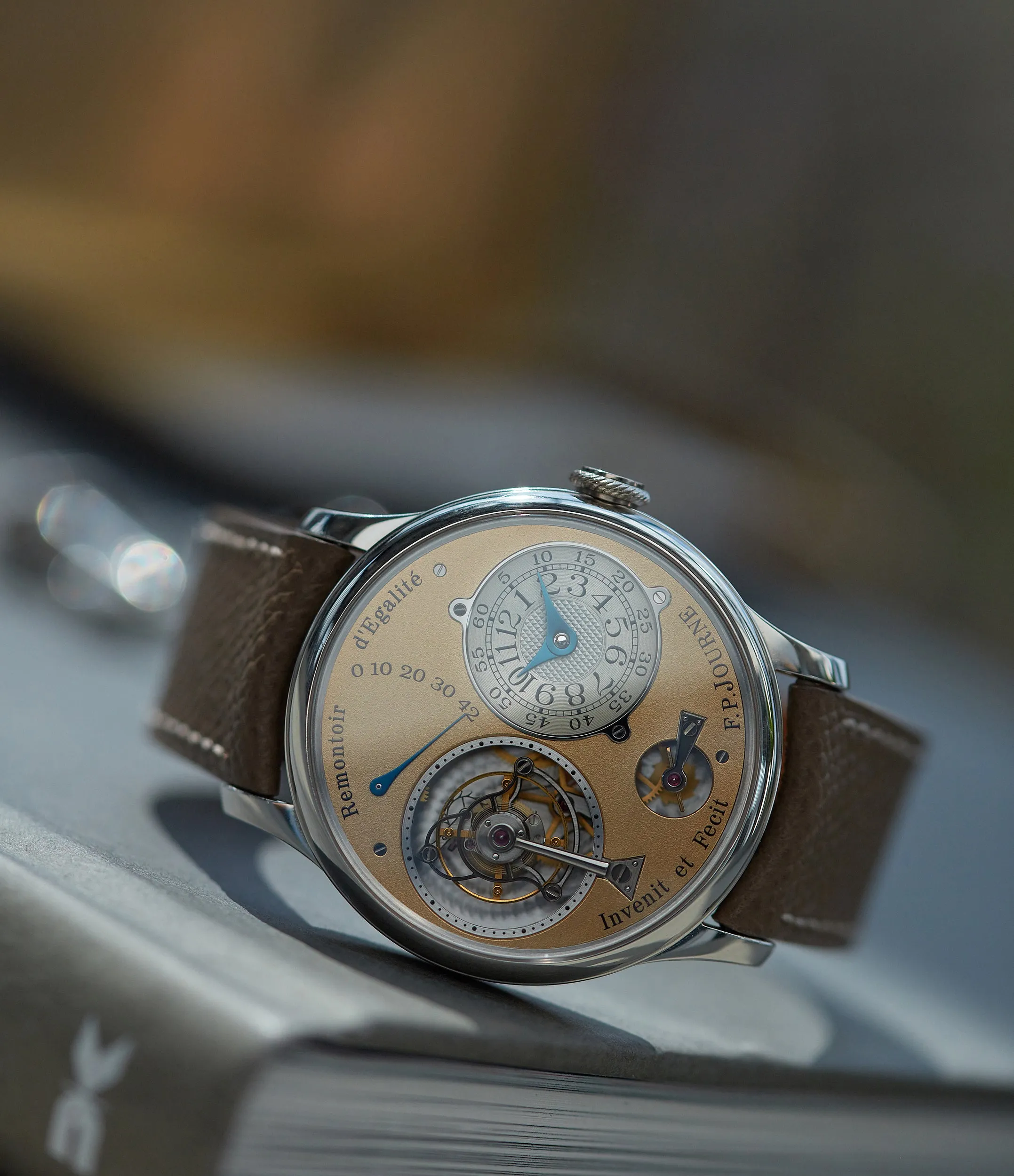 Tourbillon | Brass Movement | 38mm | Platinum