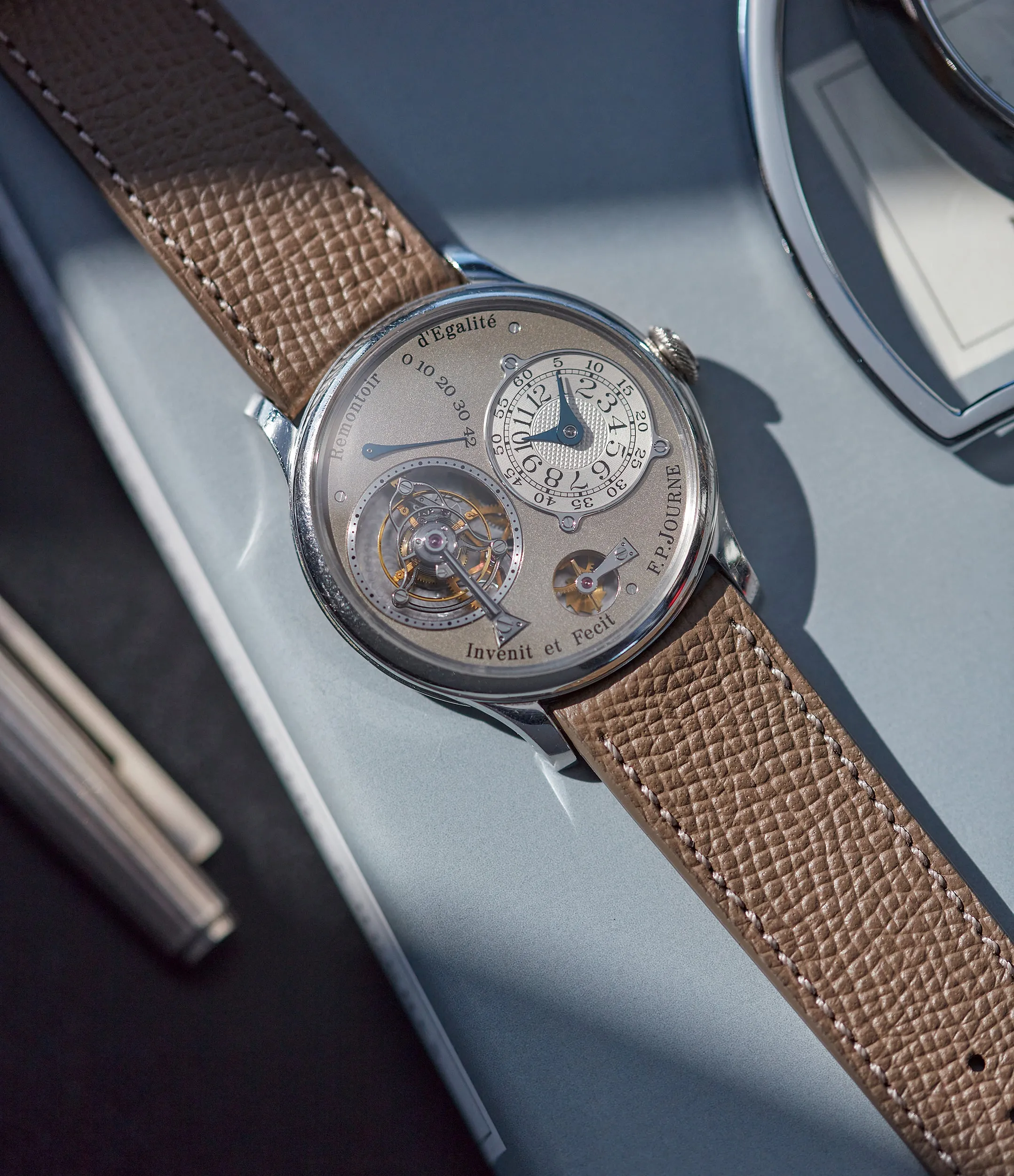 Tourbillon | Brass Movement | 38mm | Platinum