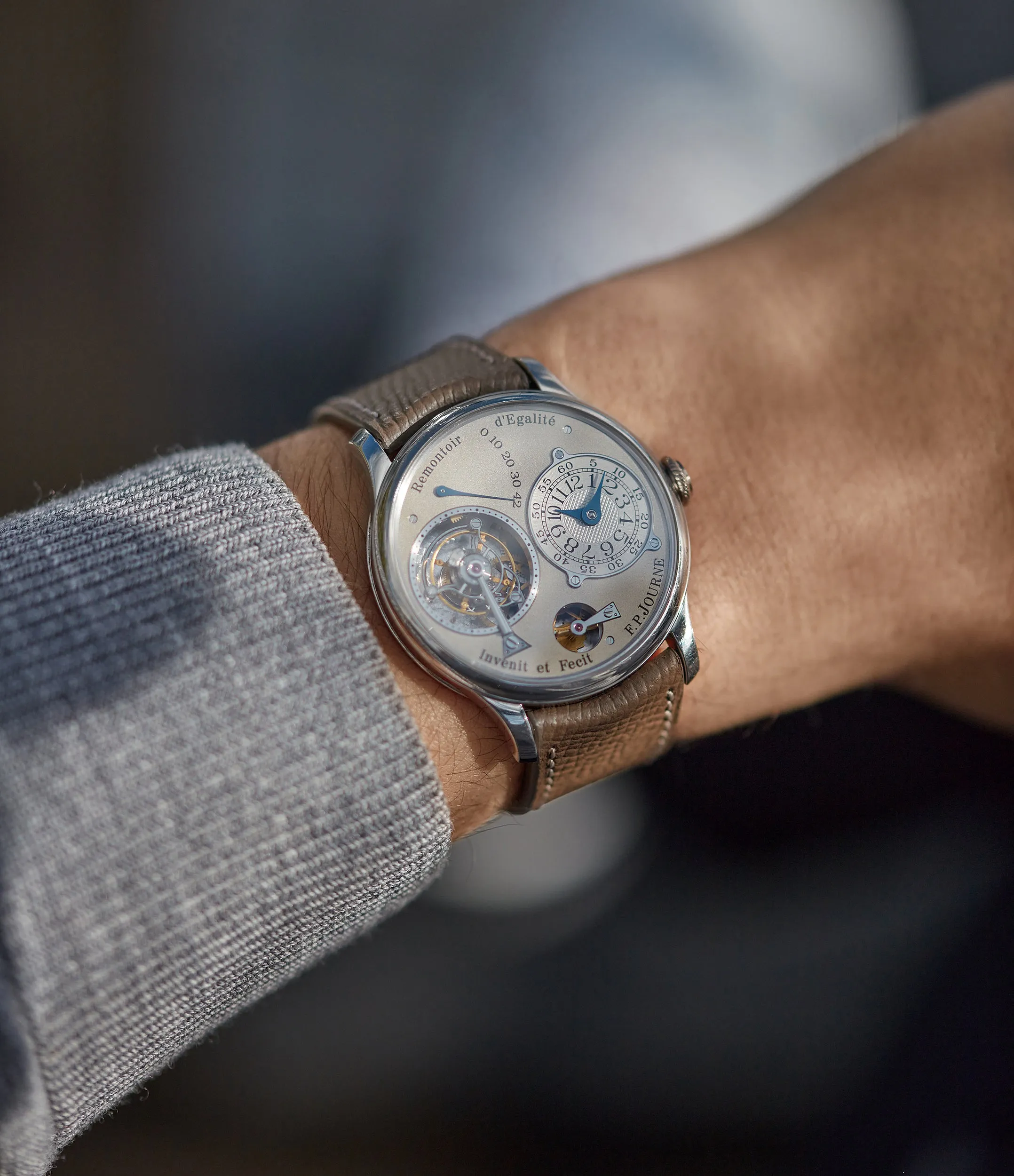 Tourbillon | Brass Movement | 38mm | Platinum