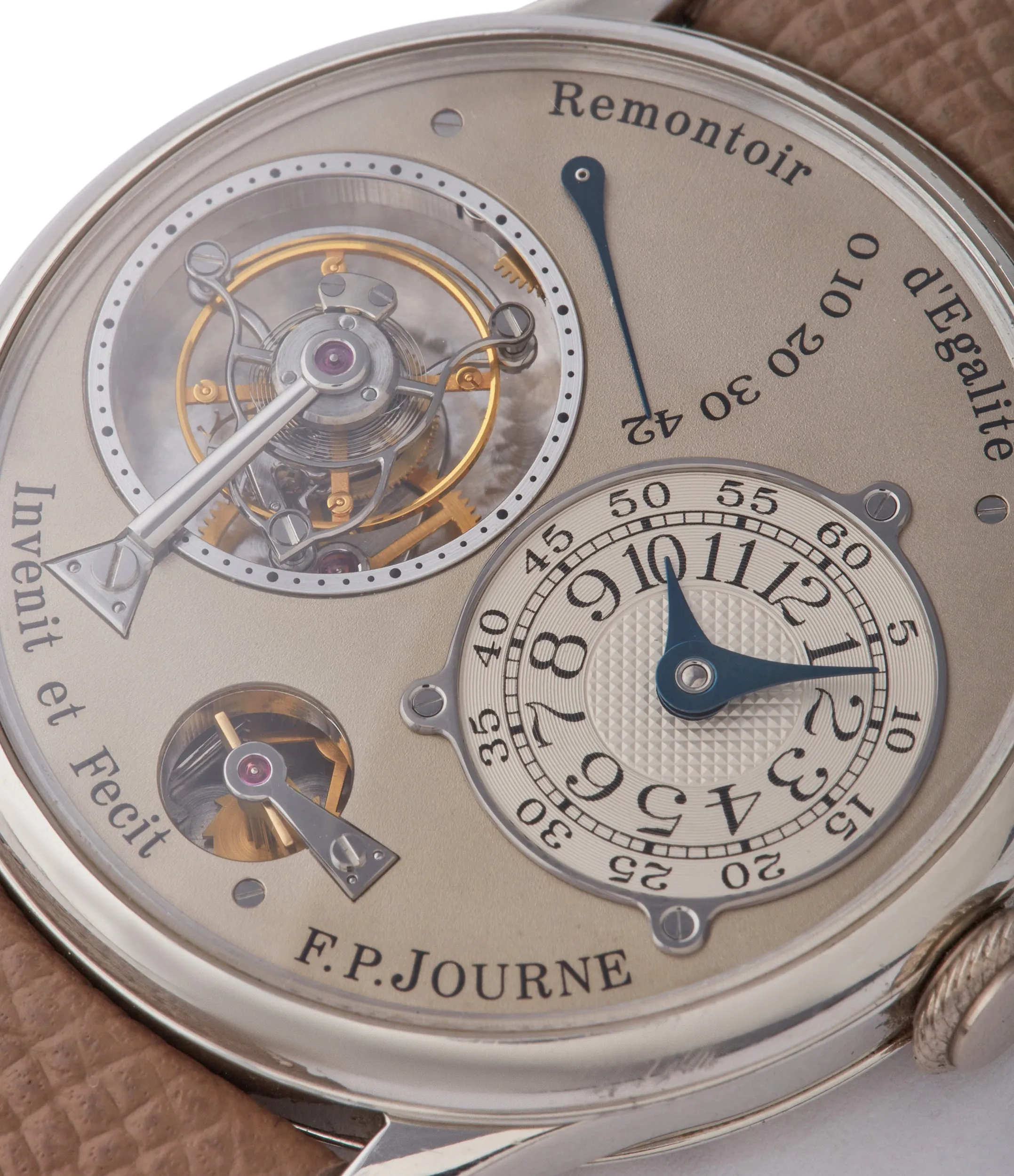 Tourbillon | Brass Movement | 38mm | Platinum