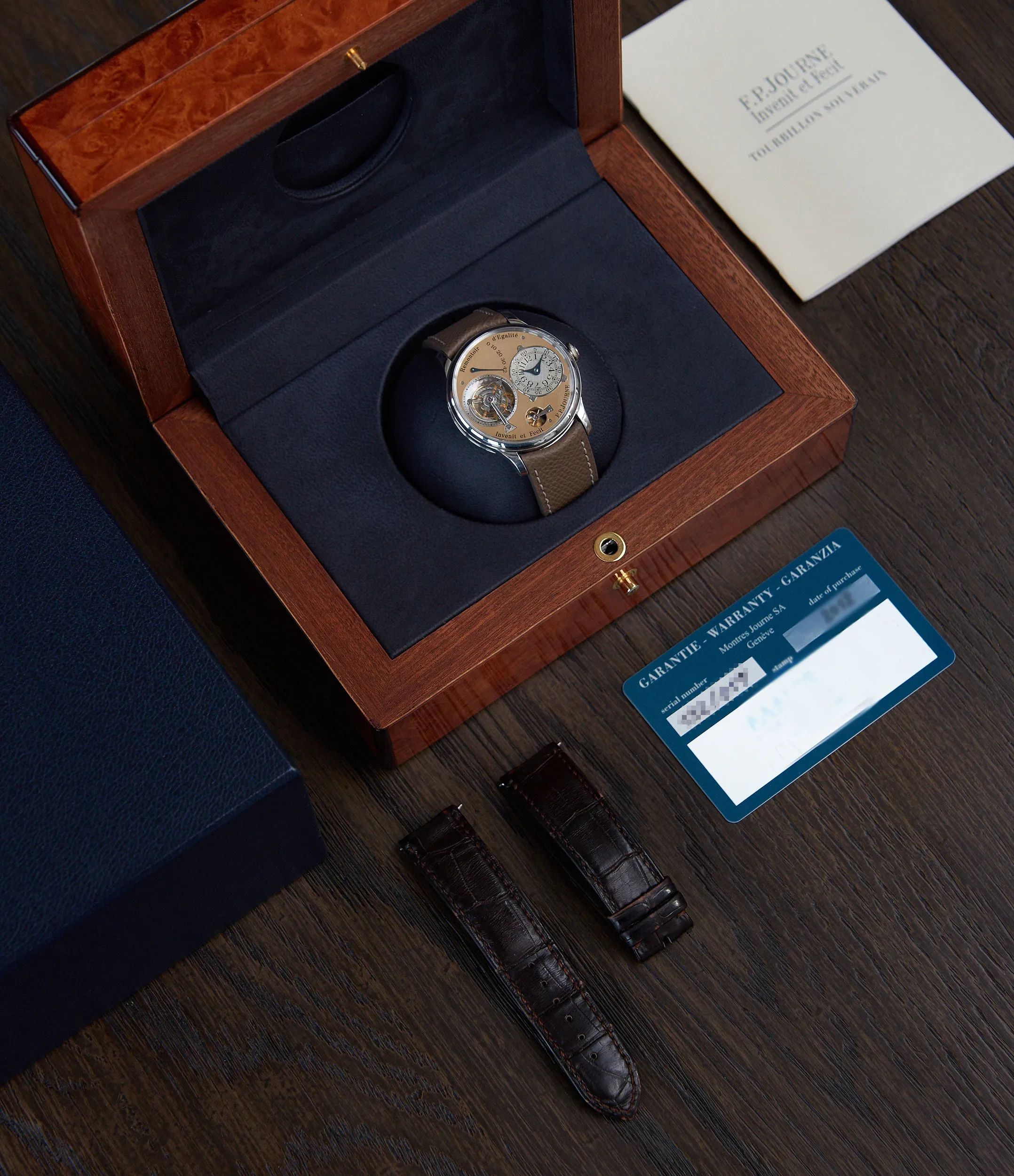 Tourbillon | Brass Movement | 38mm | Platinum