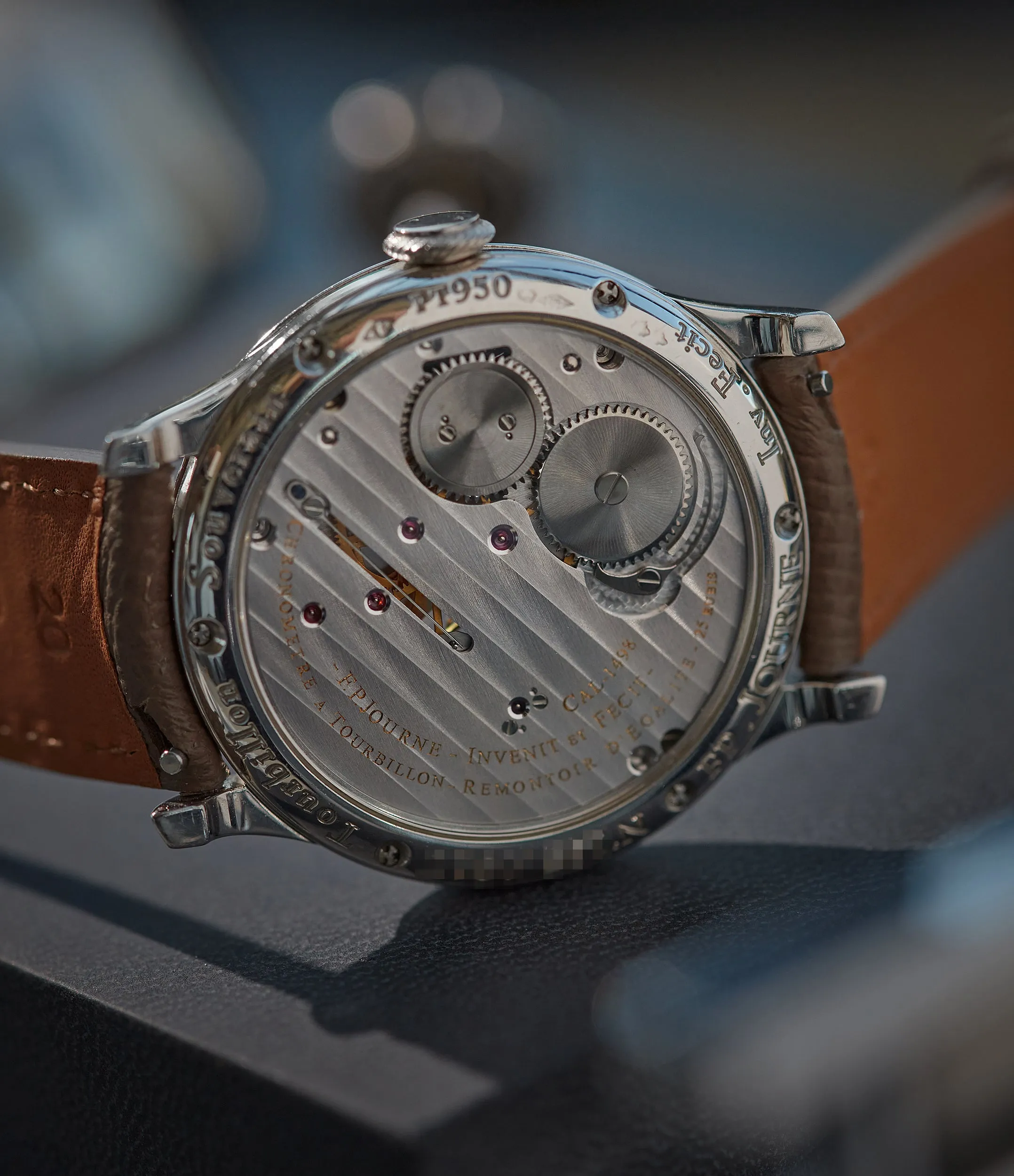 Tourbillon | Brass Movement | 38mm | Platinum