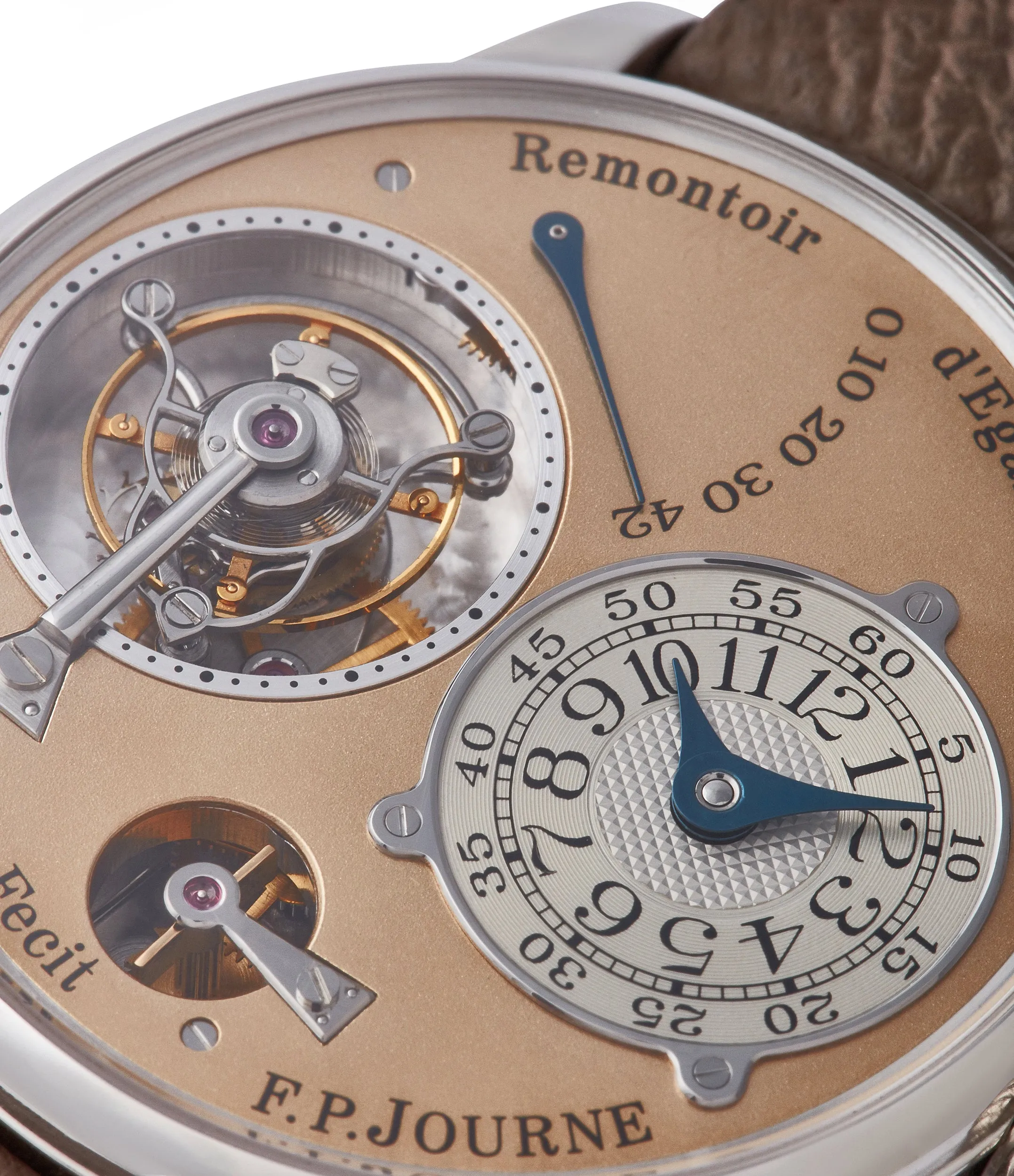 Tourbillon | Brass Movement | 38mm | Platinum