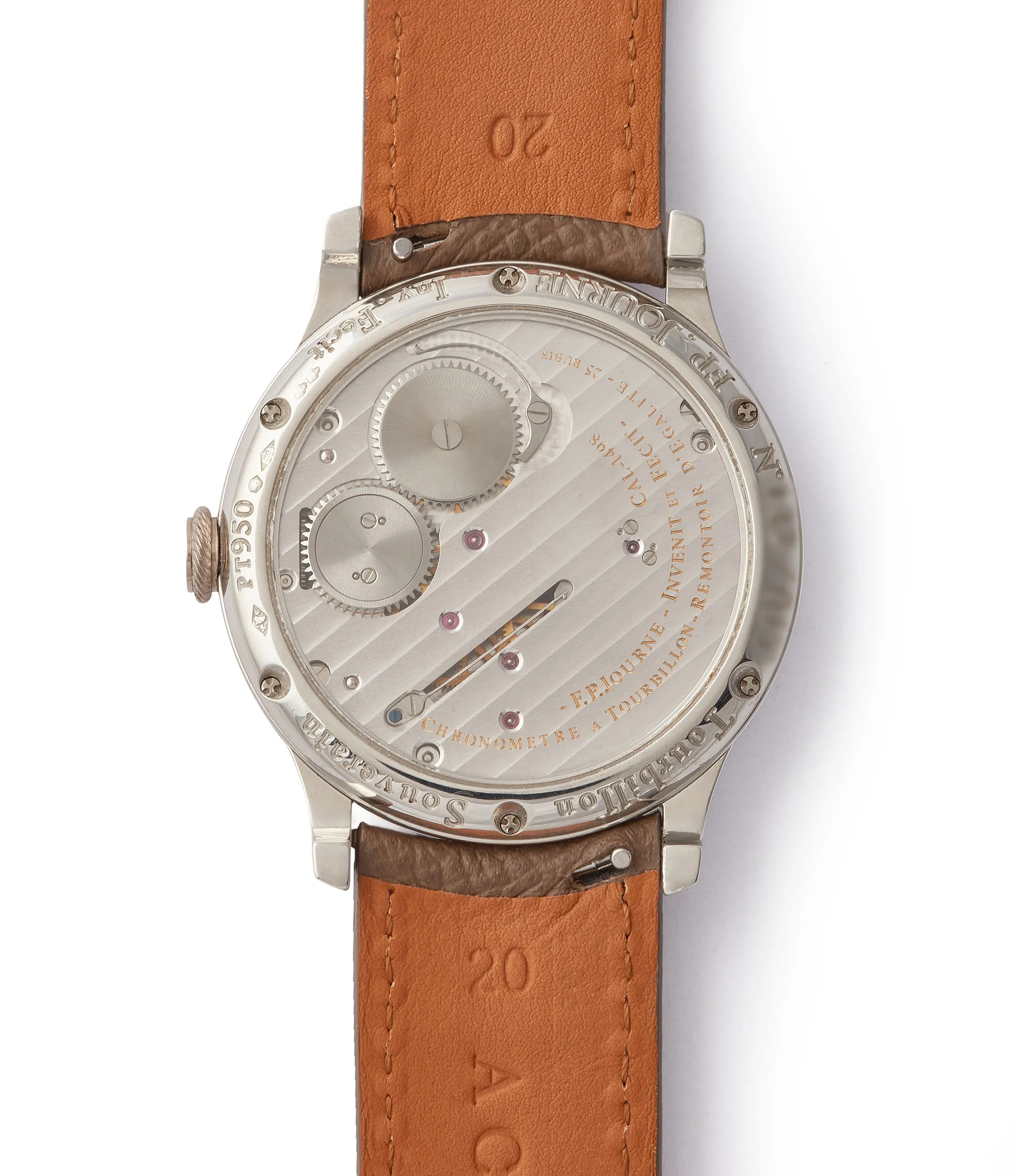 Tourbillon | Brass Movement | 38mm | Platinum