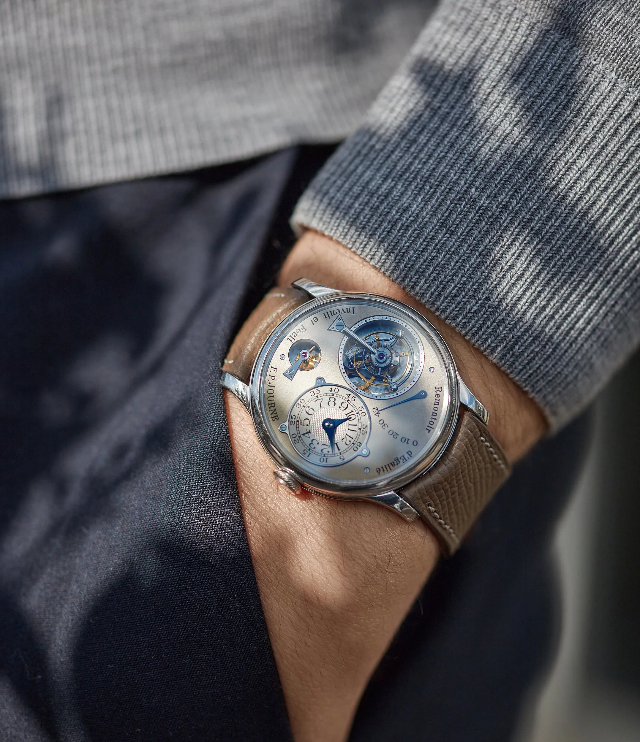 Tourbillon | Brass Movement | 38mm | Platinum