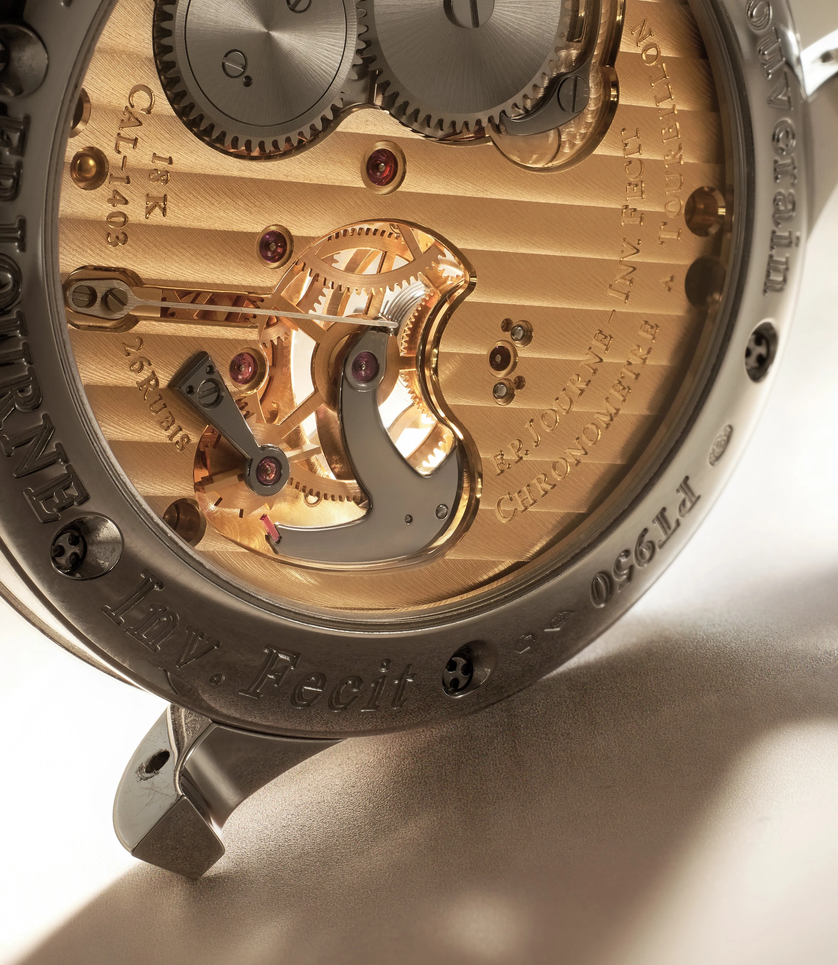 Tourbillon Souverain Régence Losange, platinum