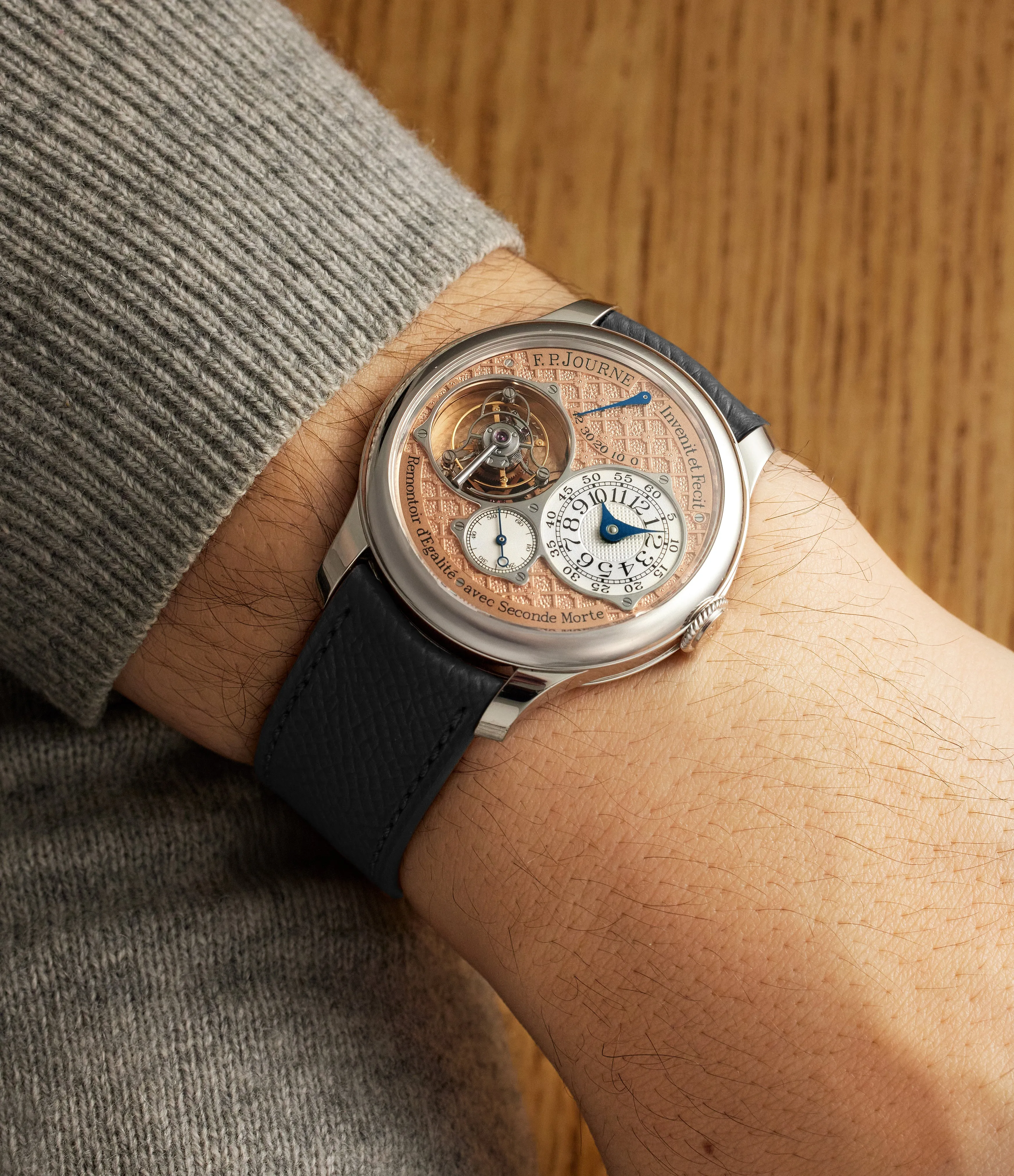 Tourbillon Souverain Régence Losange, platinum