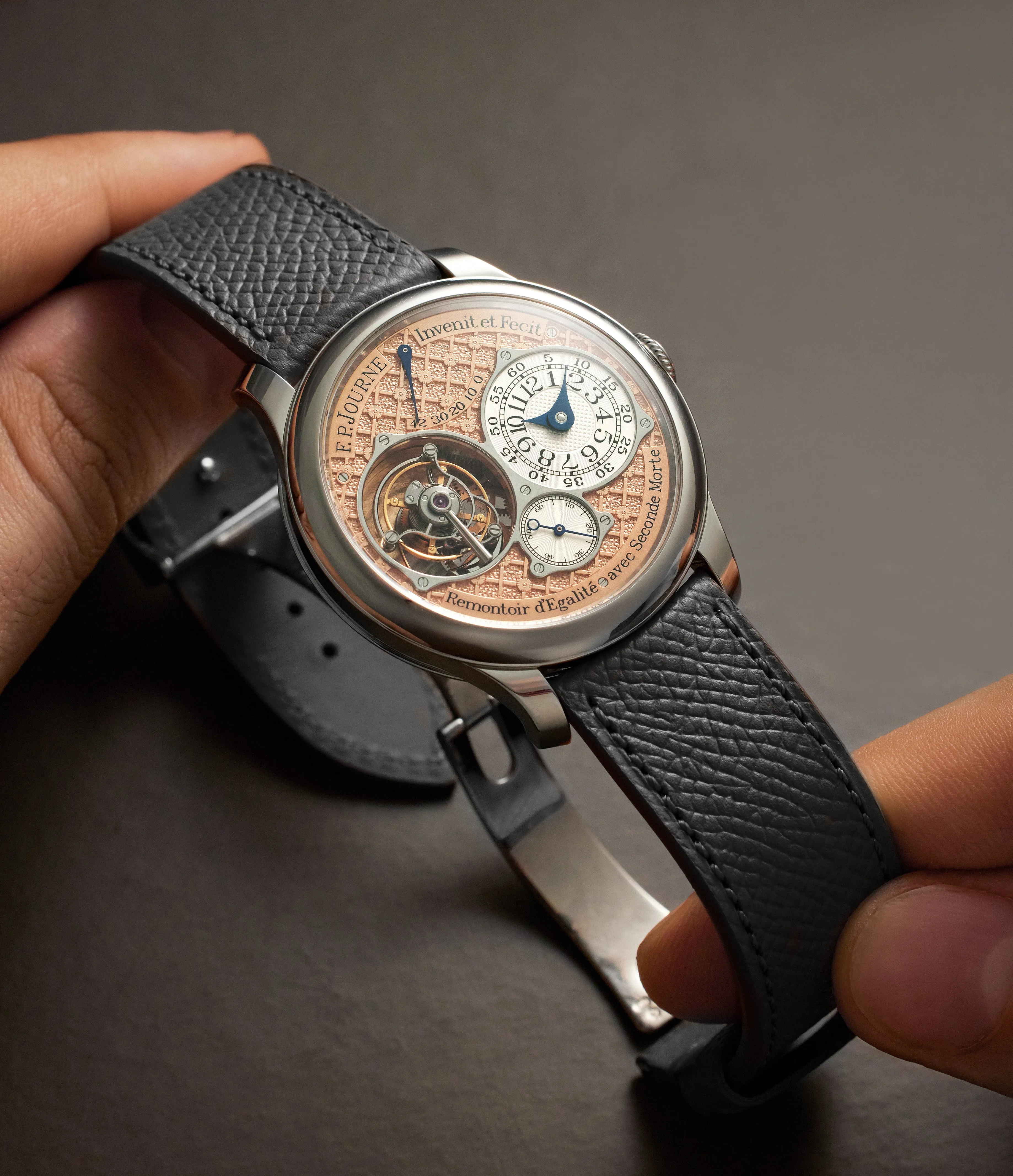 Tourbillon Souverain Régence Losange, platinum