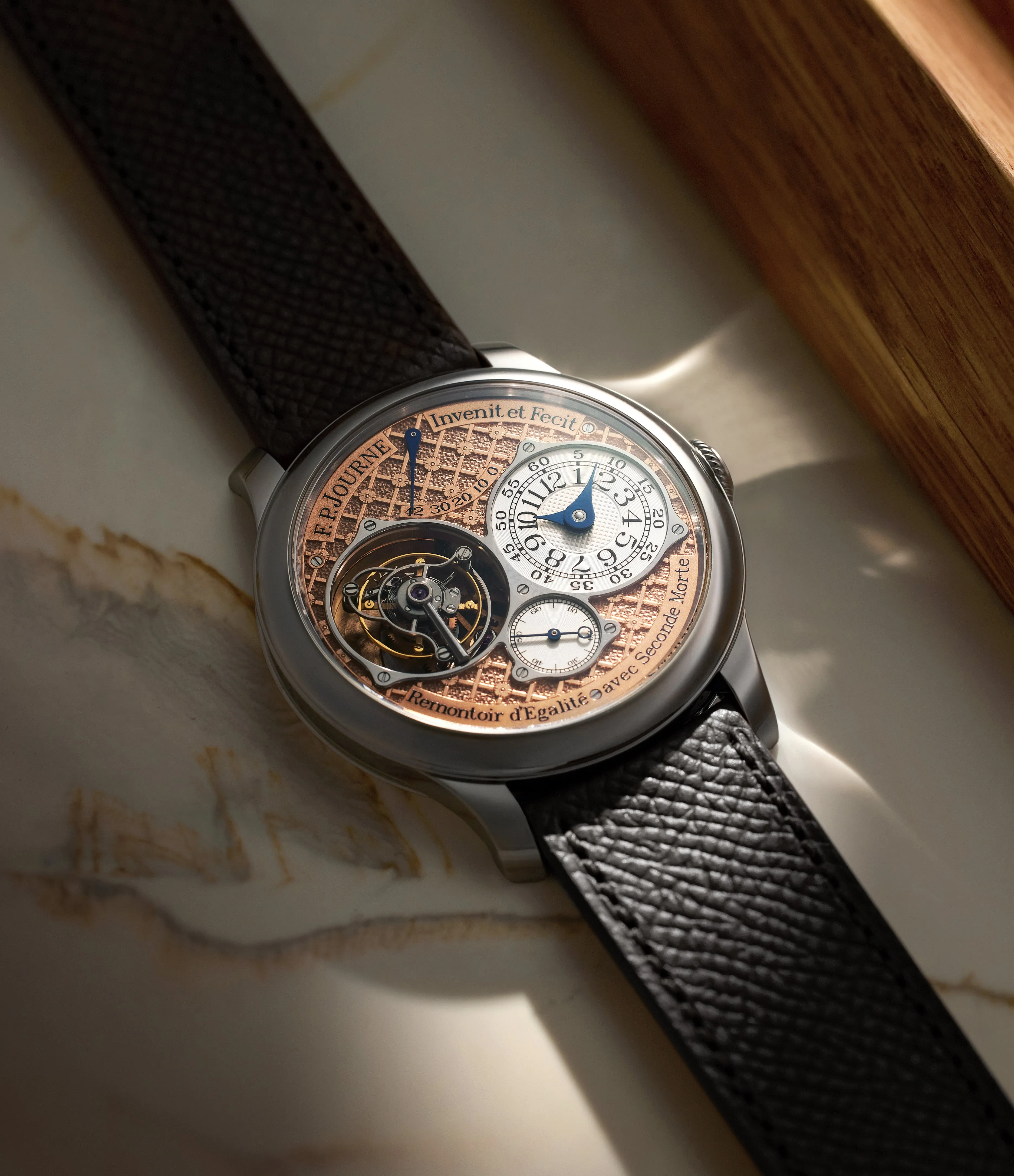 Tourbillon Souverain Régence Losange, platinum